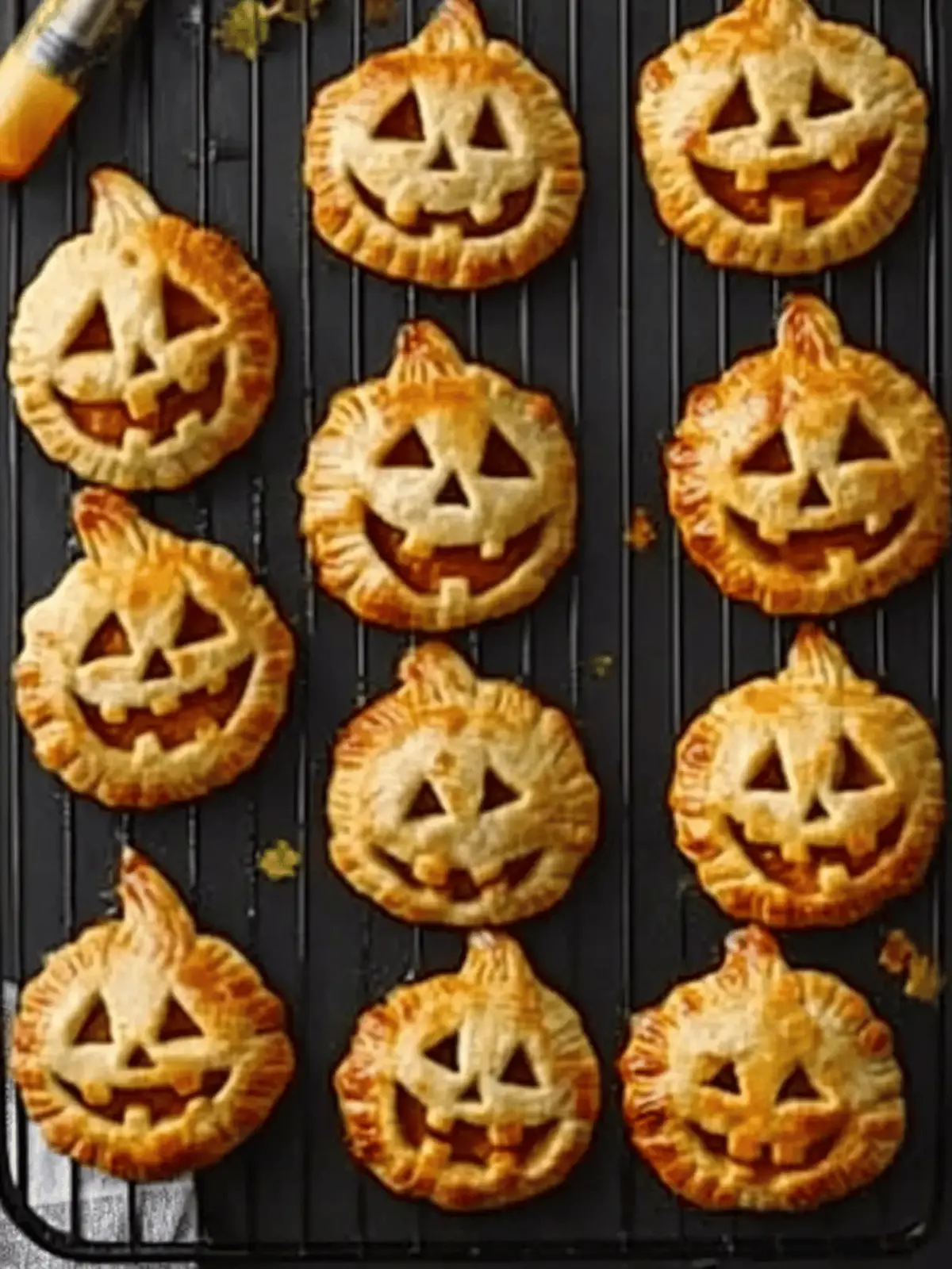 Jack-o -Lantern Empanadas