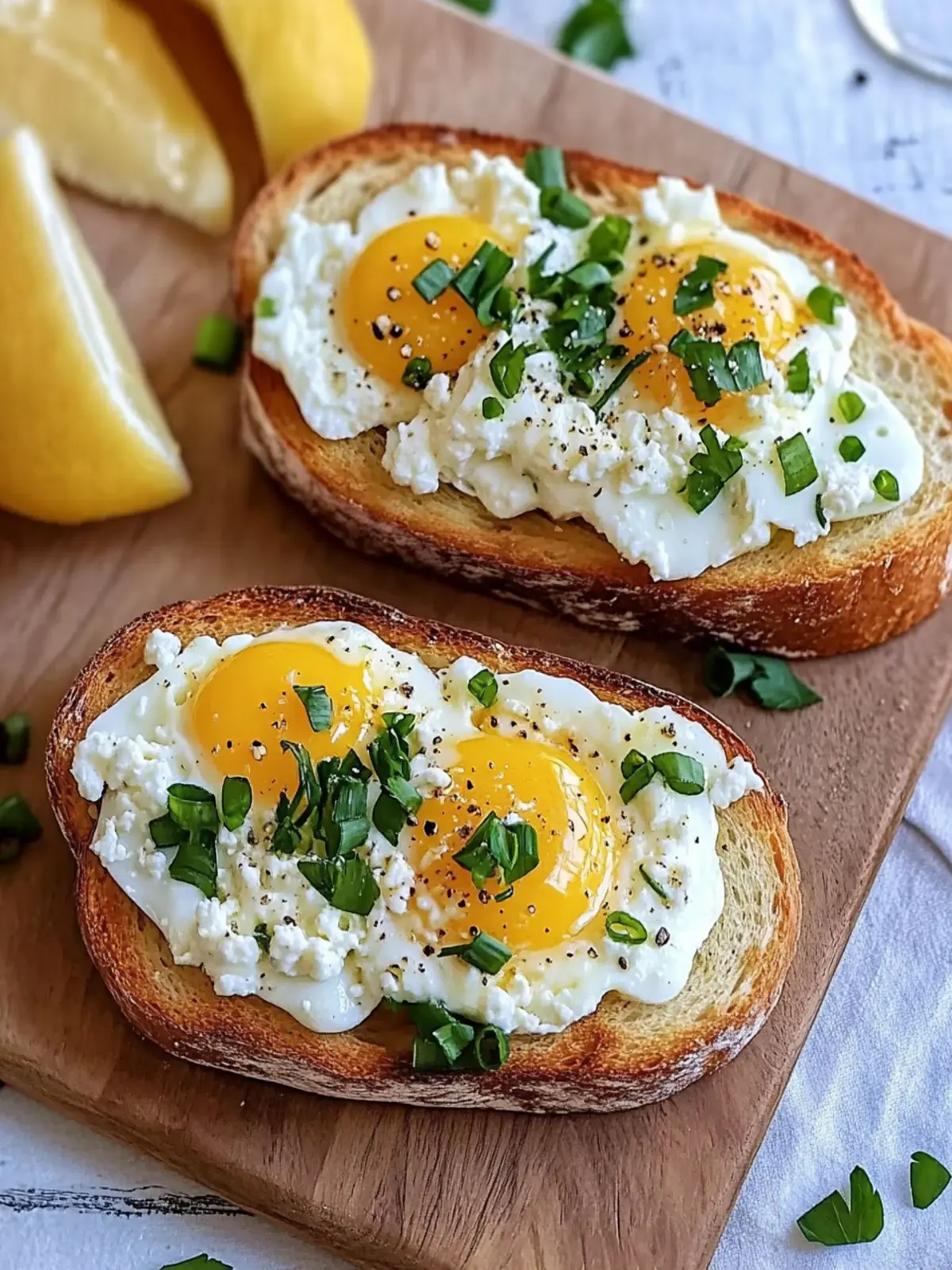 Egg and Ricotta Toast
