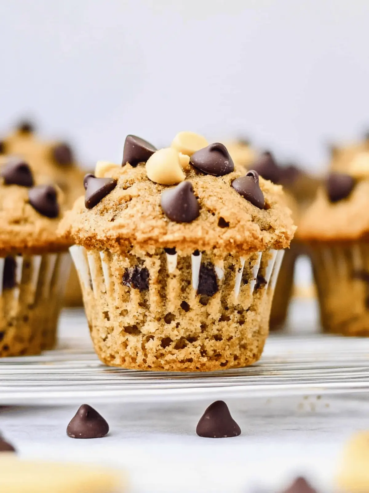 Delicious Easy Chocolate Chip Banana Peanut Butter Muffins Recipe 2 Easy Chocolate Chip Banana Peanut Butter Muffins Recipe