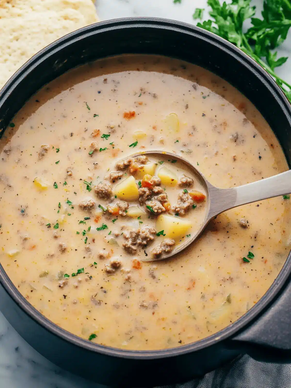 Hearty Sausage Potato Soup for Ultimate Comfort on Cold Days 2 Sausage Potato Soup