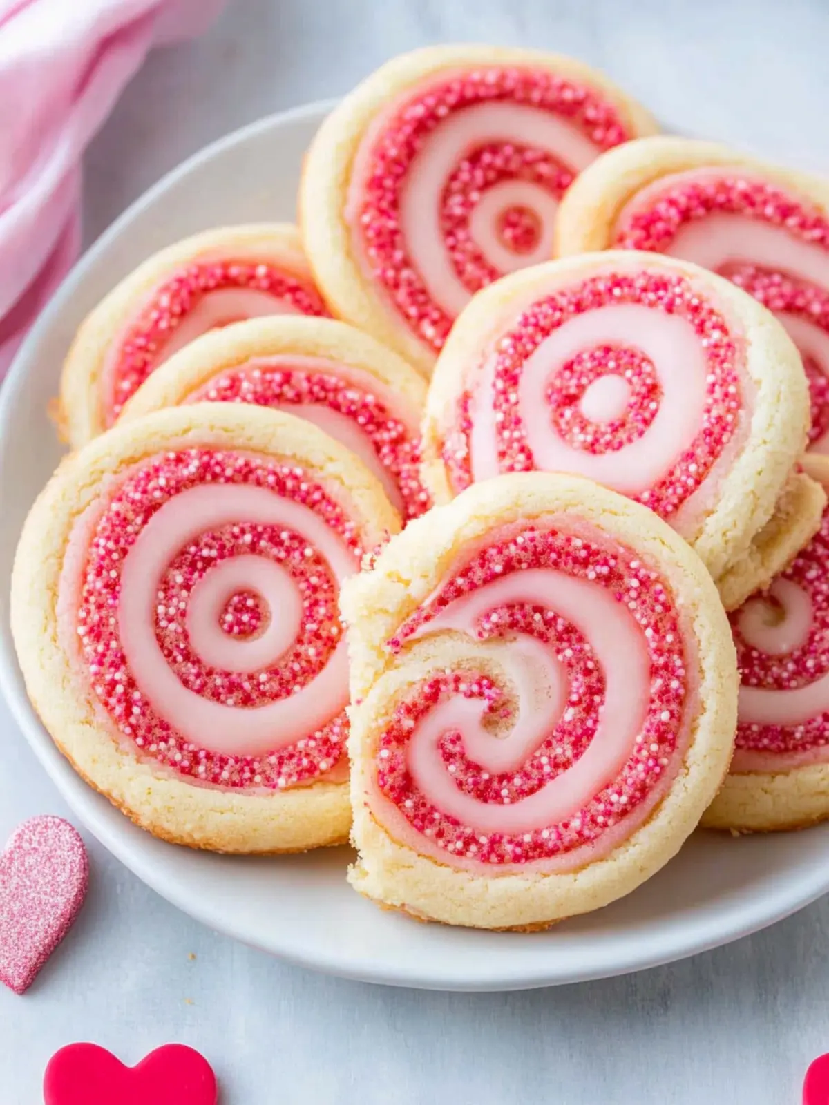 Valentine's Day Swirl Cookies