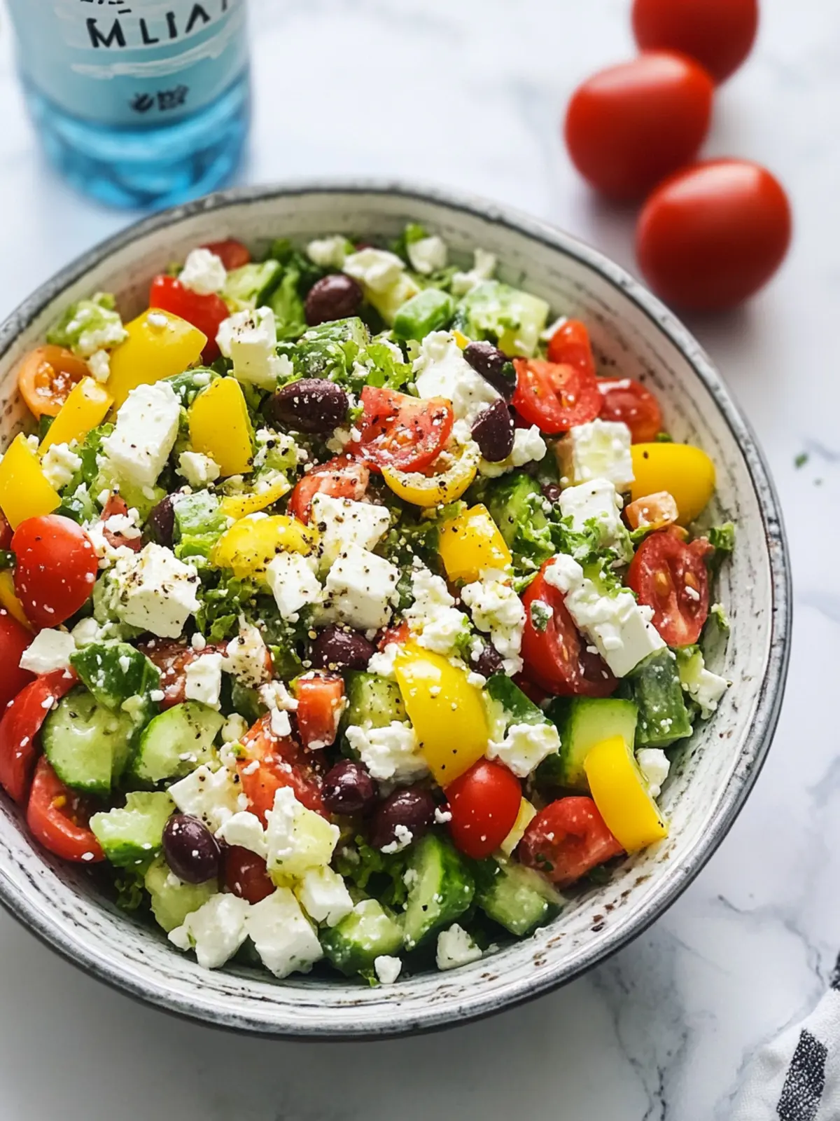 Delicious Greek Salad With Creamy Yogurt Dressing You ll Love 4 Greek Salad With Creamy Yogurt Dressing