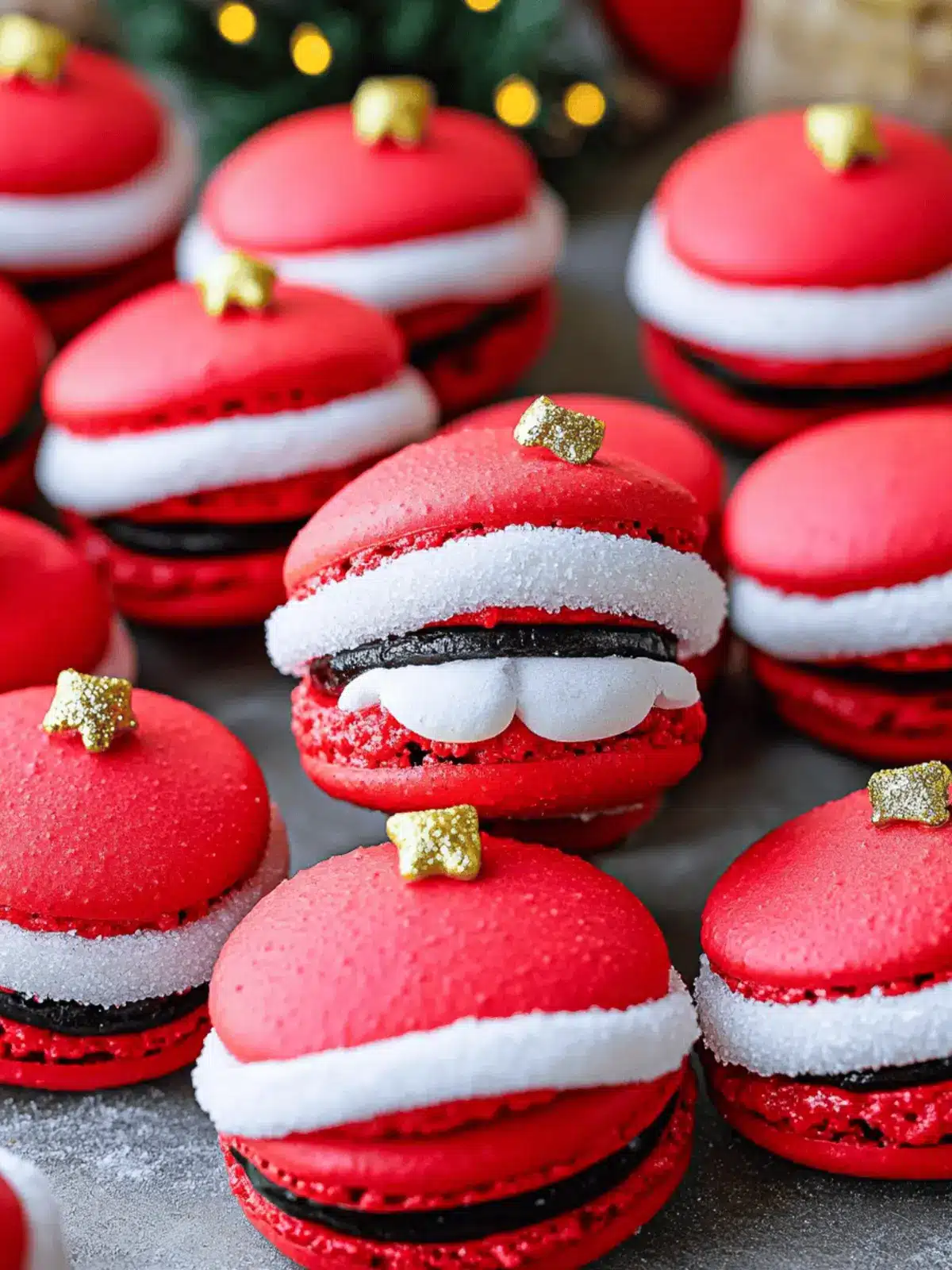 Santa Claus Macarons