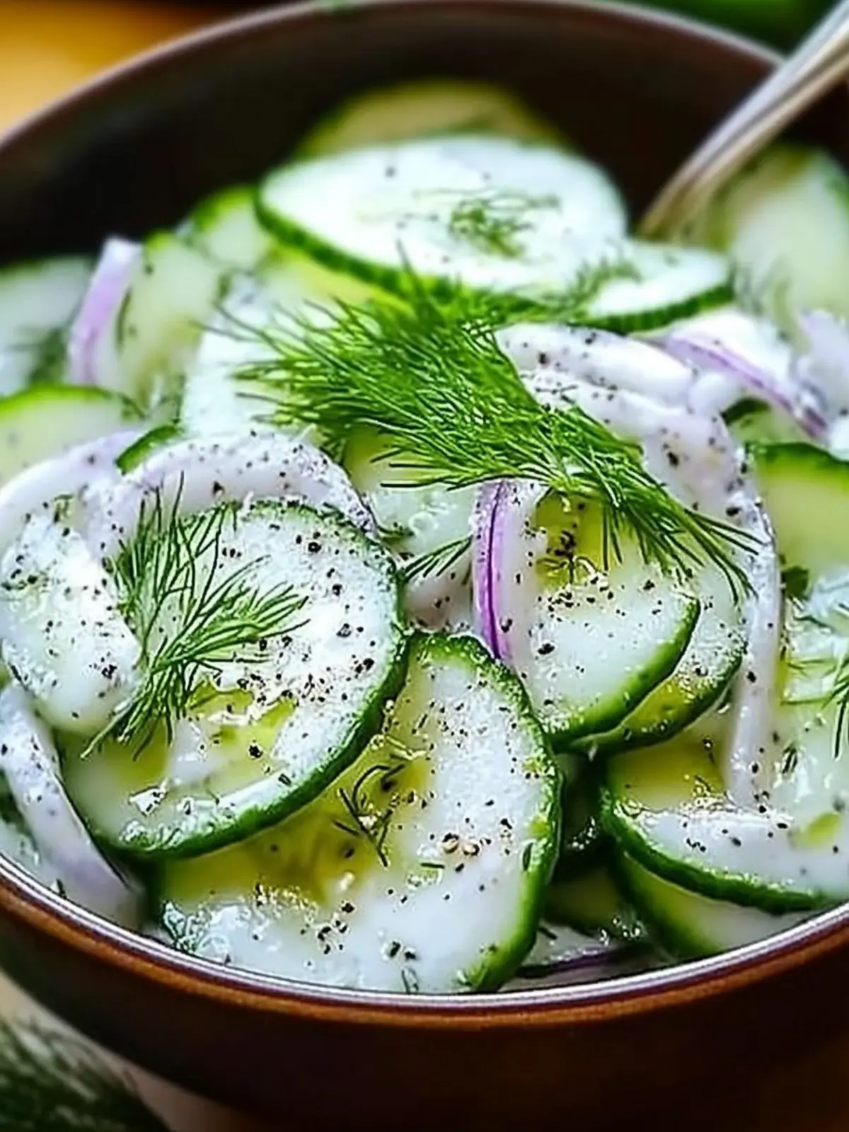 Fresh Cucumber Dill Yogurt Salad