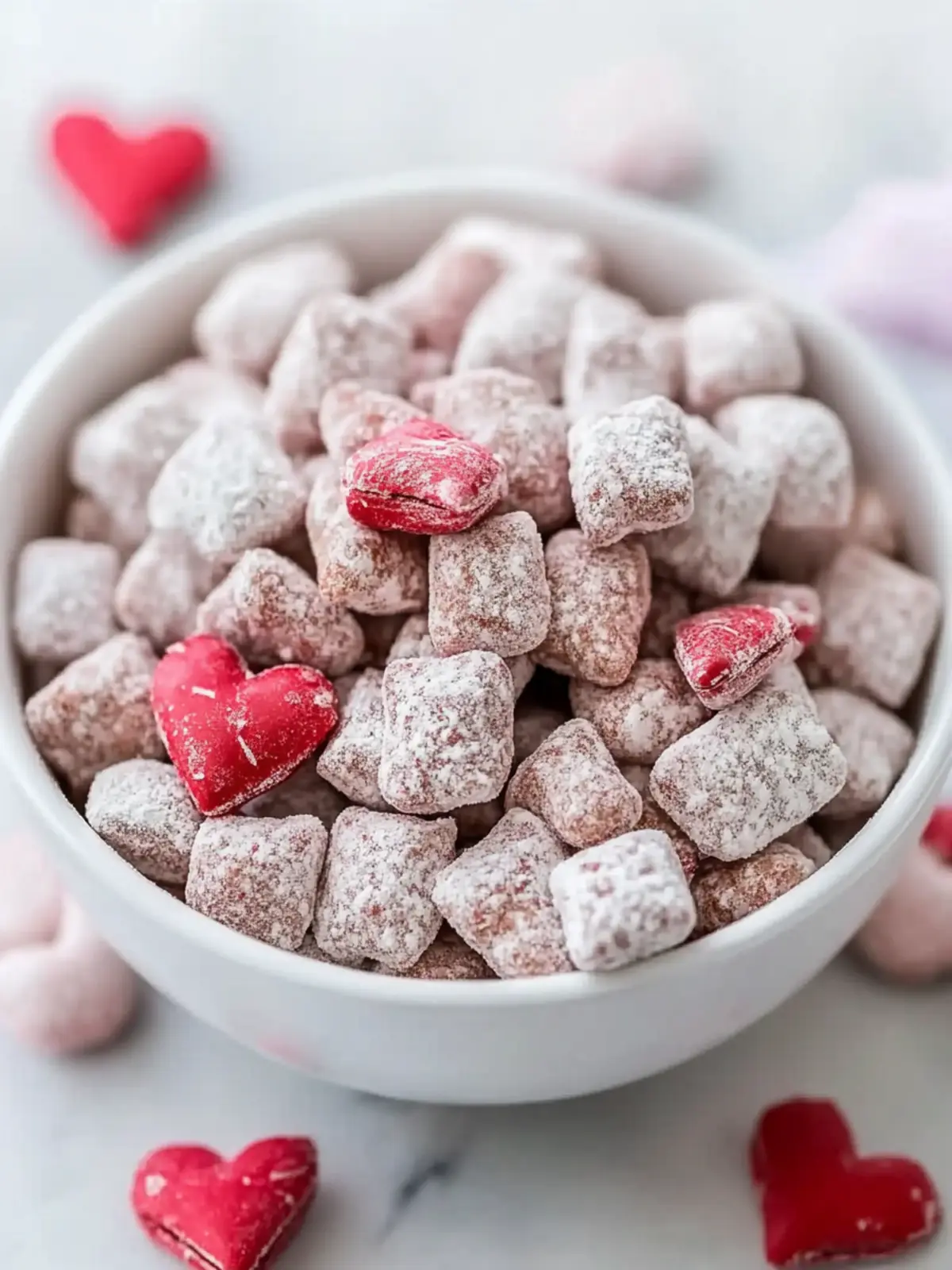 Valentine s Day Muddy Buddies: Sweet & Salty Love in Every Bite 3 Valentine s Day Muddy Buddies (Sweet & Salty Puppy Chow)
