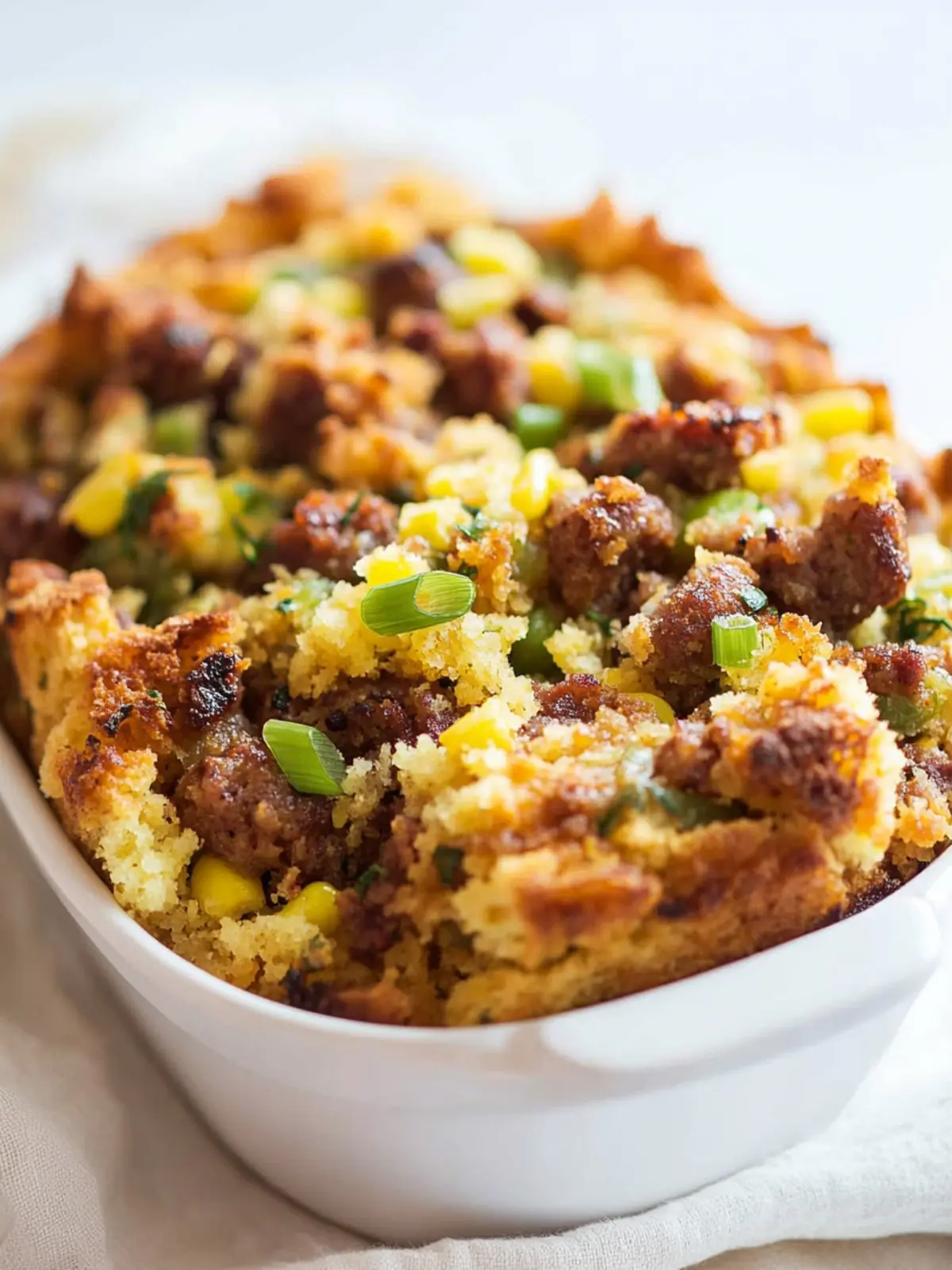 Cornbread Dressing with Sausage