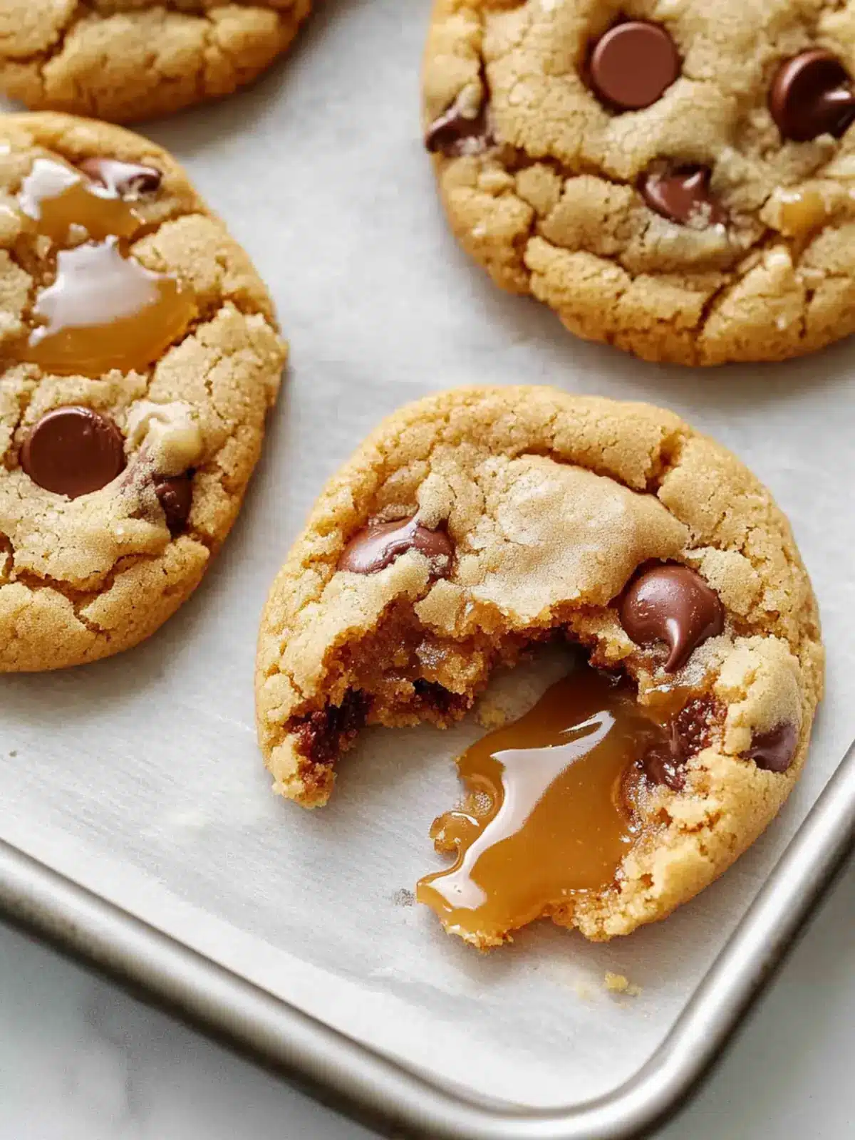 Salted Caramel Chocolate Chip Cookies