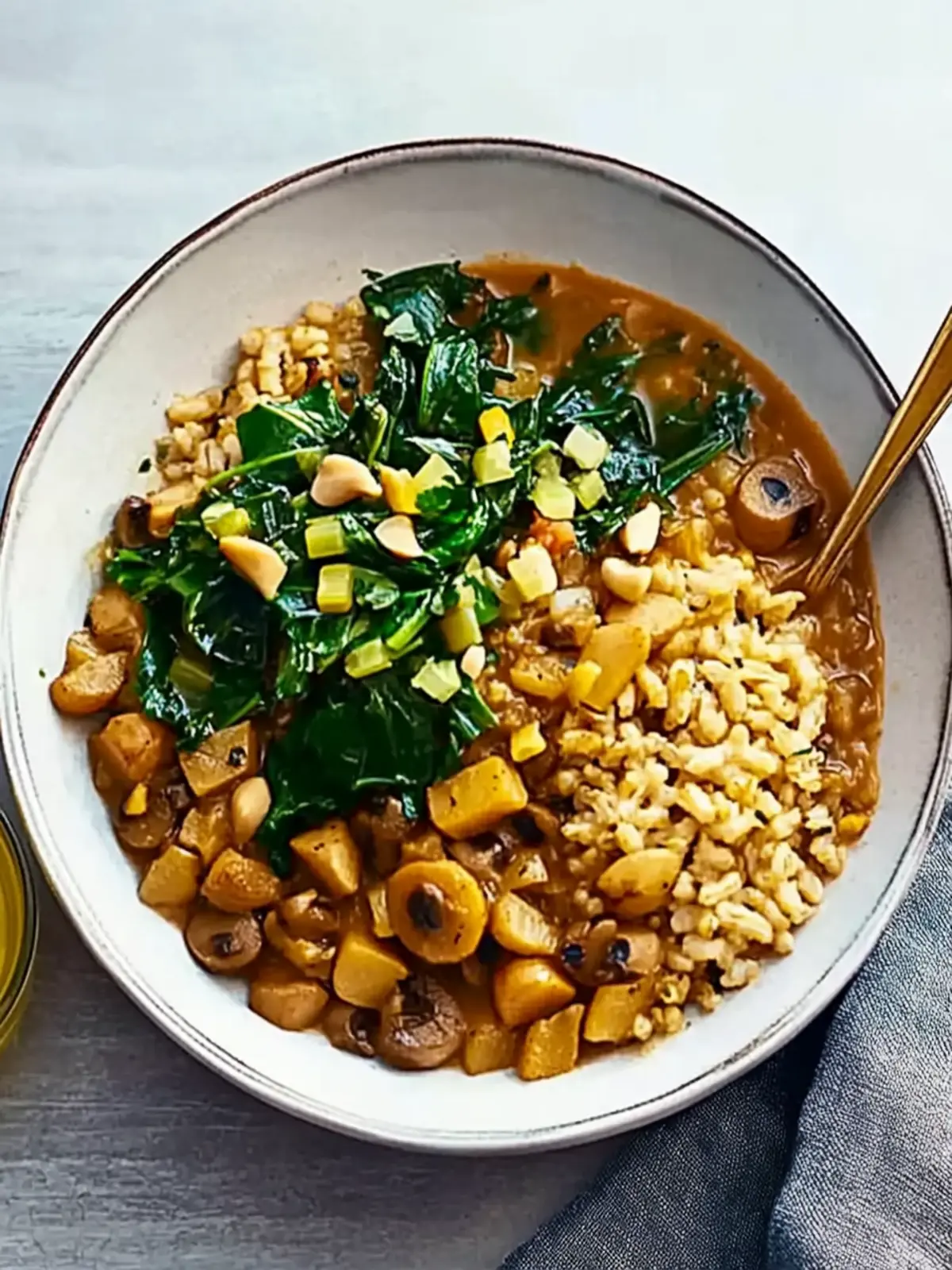 Hoppin' John with Turnips and Turnip Greens