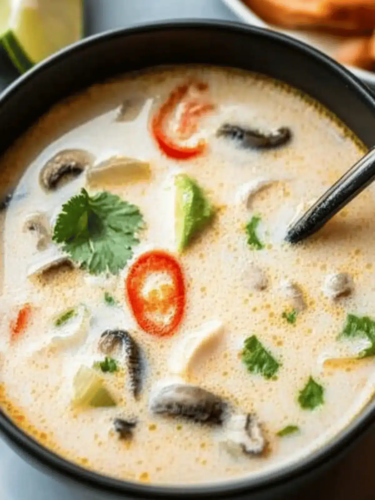 Easy Tom Kha Gai   Thai Coconut Soup