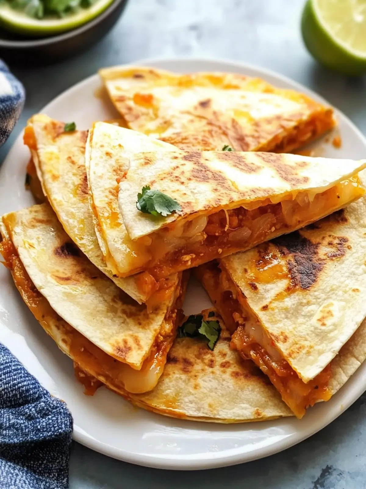 Kimchi Quesadillas