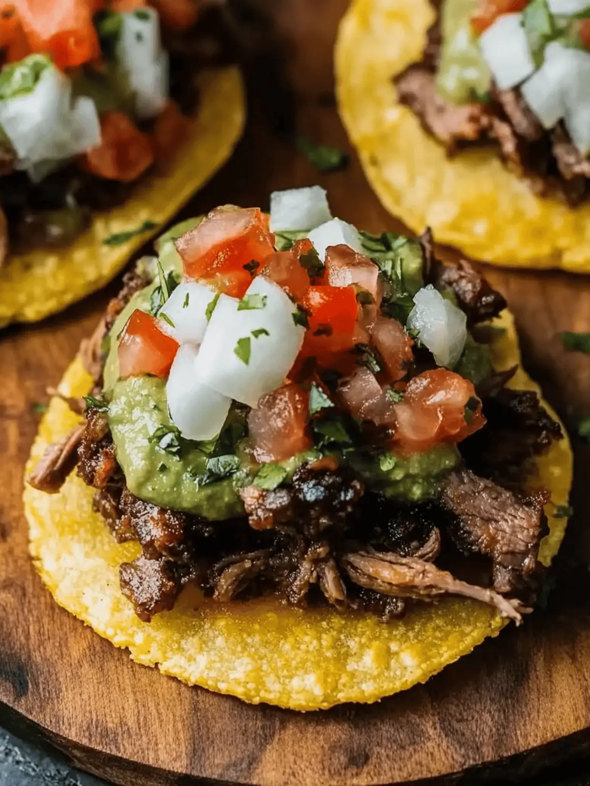 Mexican Tostadas de Carne Asada: Your New Family Favorite! 2 Mexican Tostadas de Carne Asada