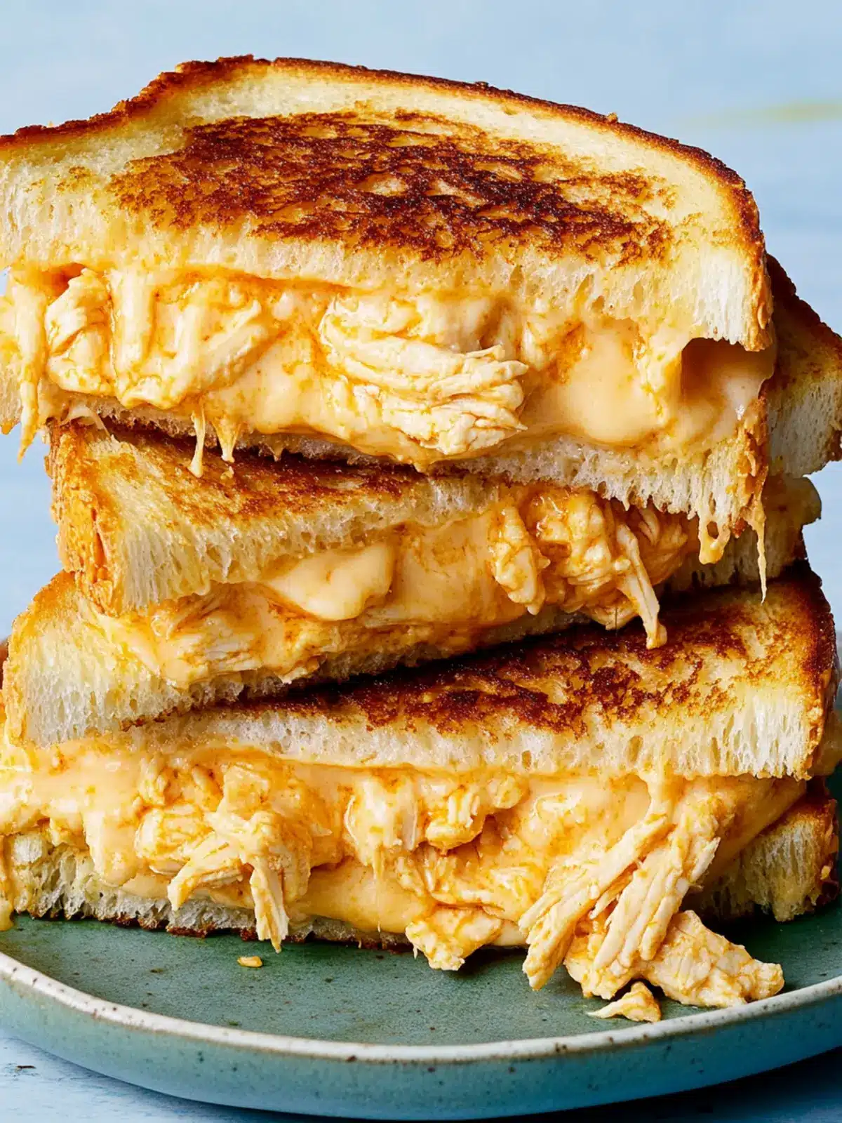 Buffalo Chicken Grilled Cheese