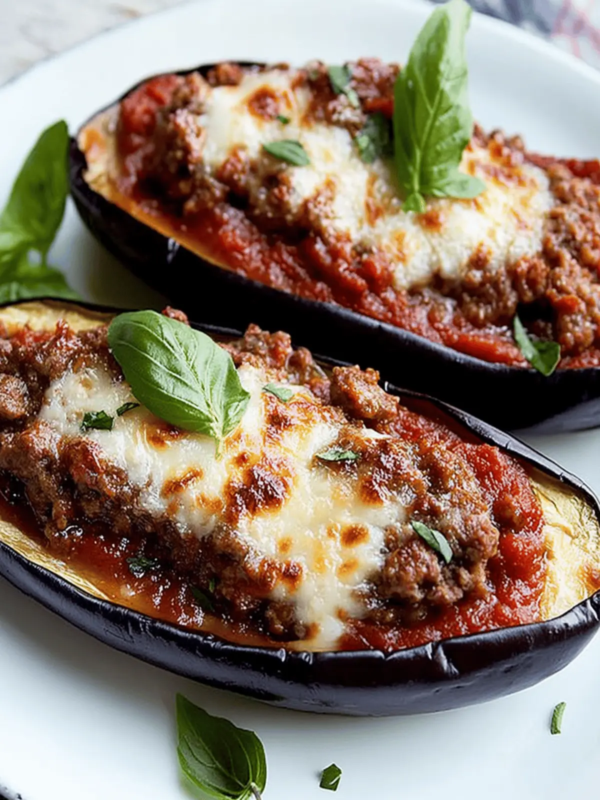 Savor the Flavor: Hearty Sausage Stuffed Eggplant Recipe 3 Sausage Stuffed Eggplant