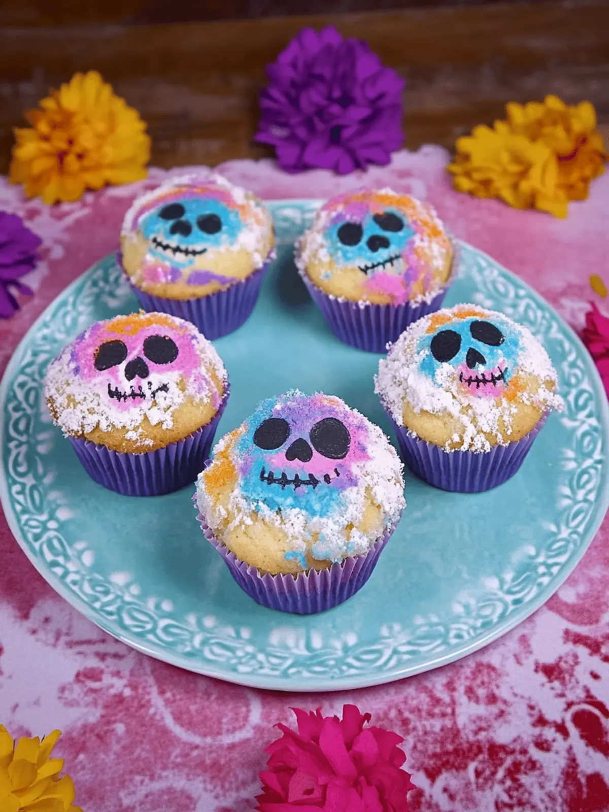 Pan de Muerto Cupcakes