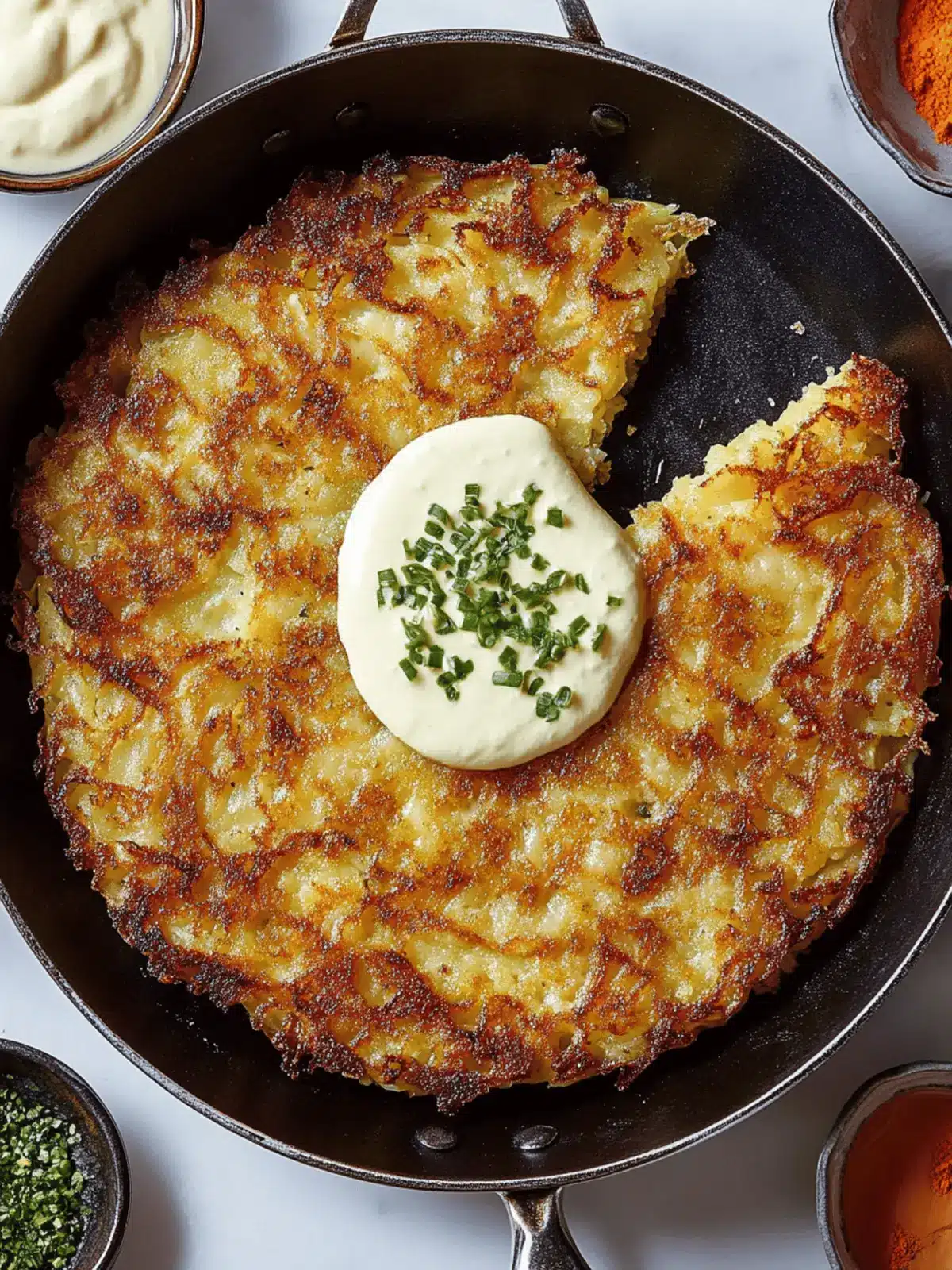 Giant Skillet Latke