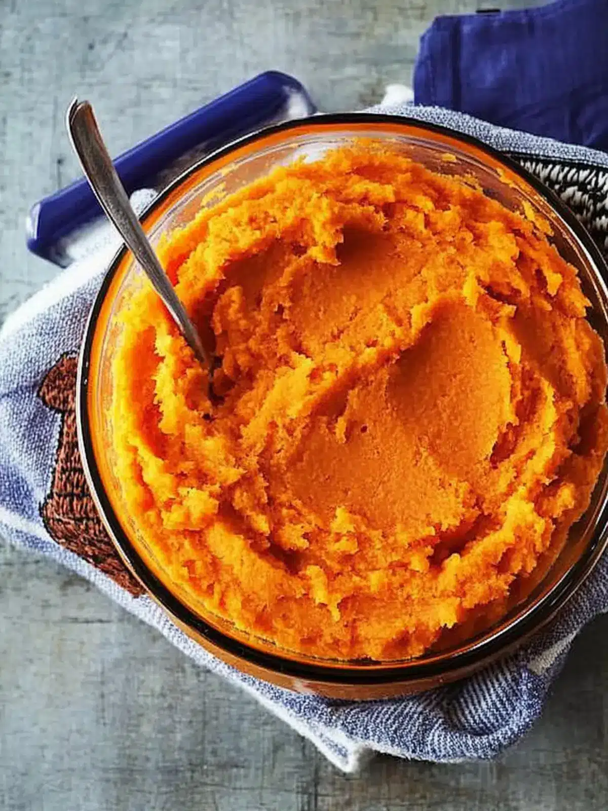 Oven-Dried Mashed Sweet Potatoes