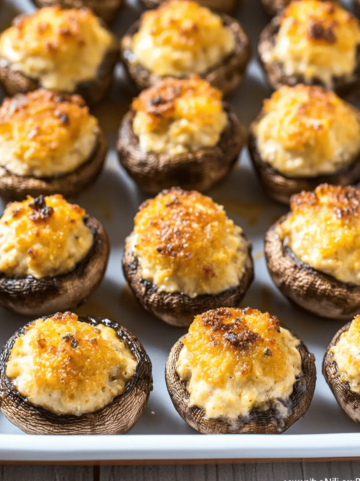Cream Cheese Stuffed Mushrooms