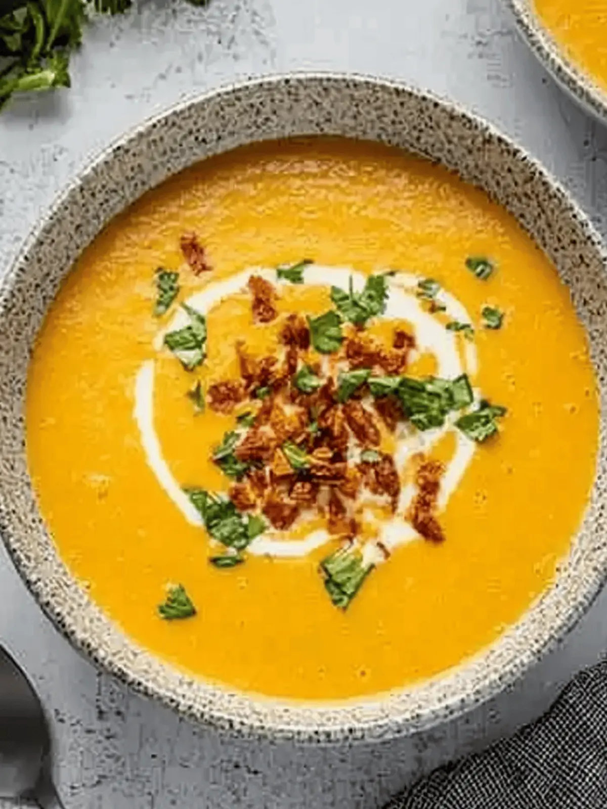 Velvety Pumpkin Bisque with Smoked Gouda: Cozy Comfort Food 2 Pumpkin Bisque