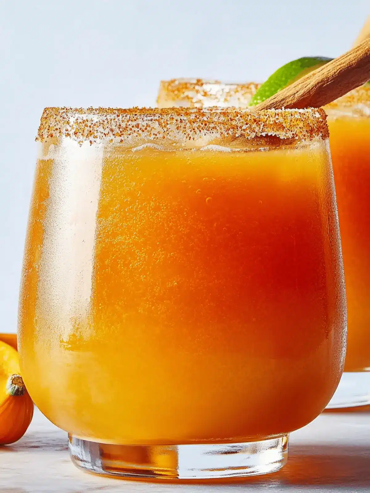 Irresistible Pumpkin Margarita with a Spiced Salt Rim Delight 4 Pumpkin Margarita