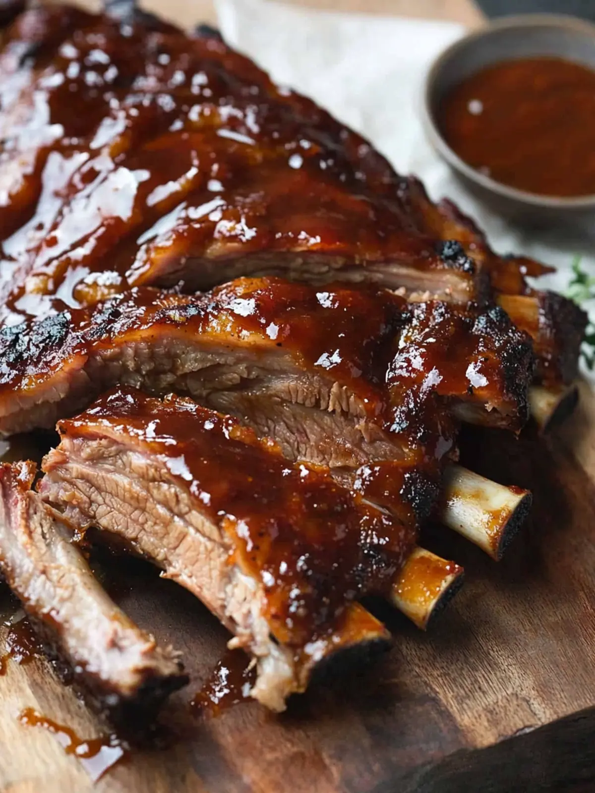 Oven Pork Ribs with Barbecue Sauce That Fall Off the Bone 4 Oven Pork Ribs with Barbecue Sauce