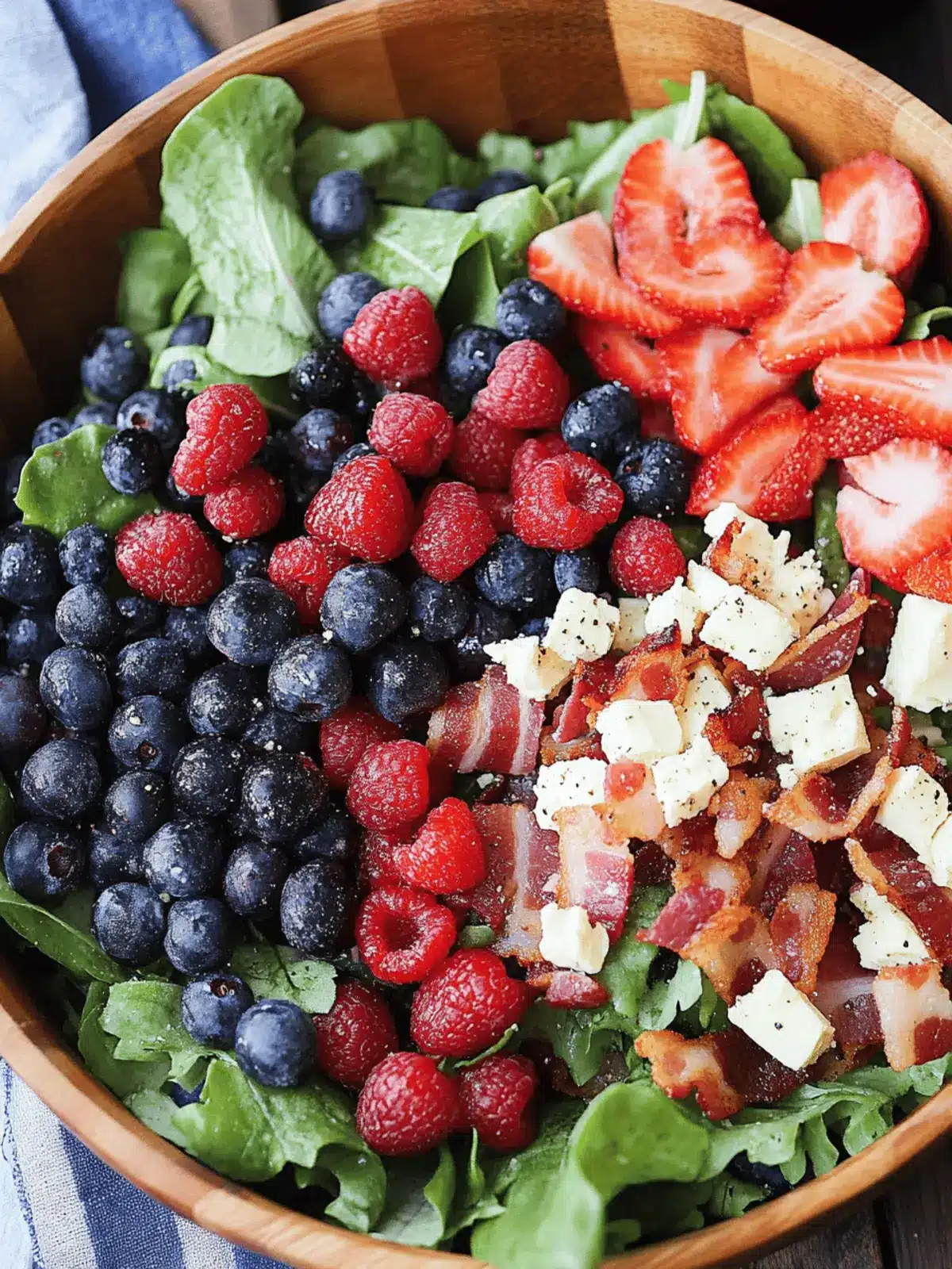 Berry Bacon Salad: A Festive Twist for Your Summer Table 2 berry bacon salad