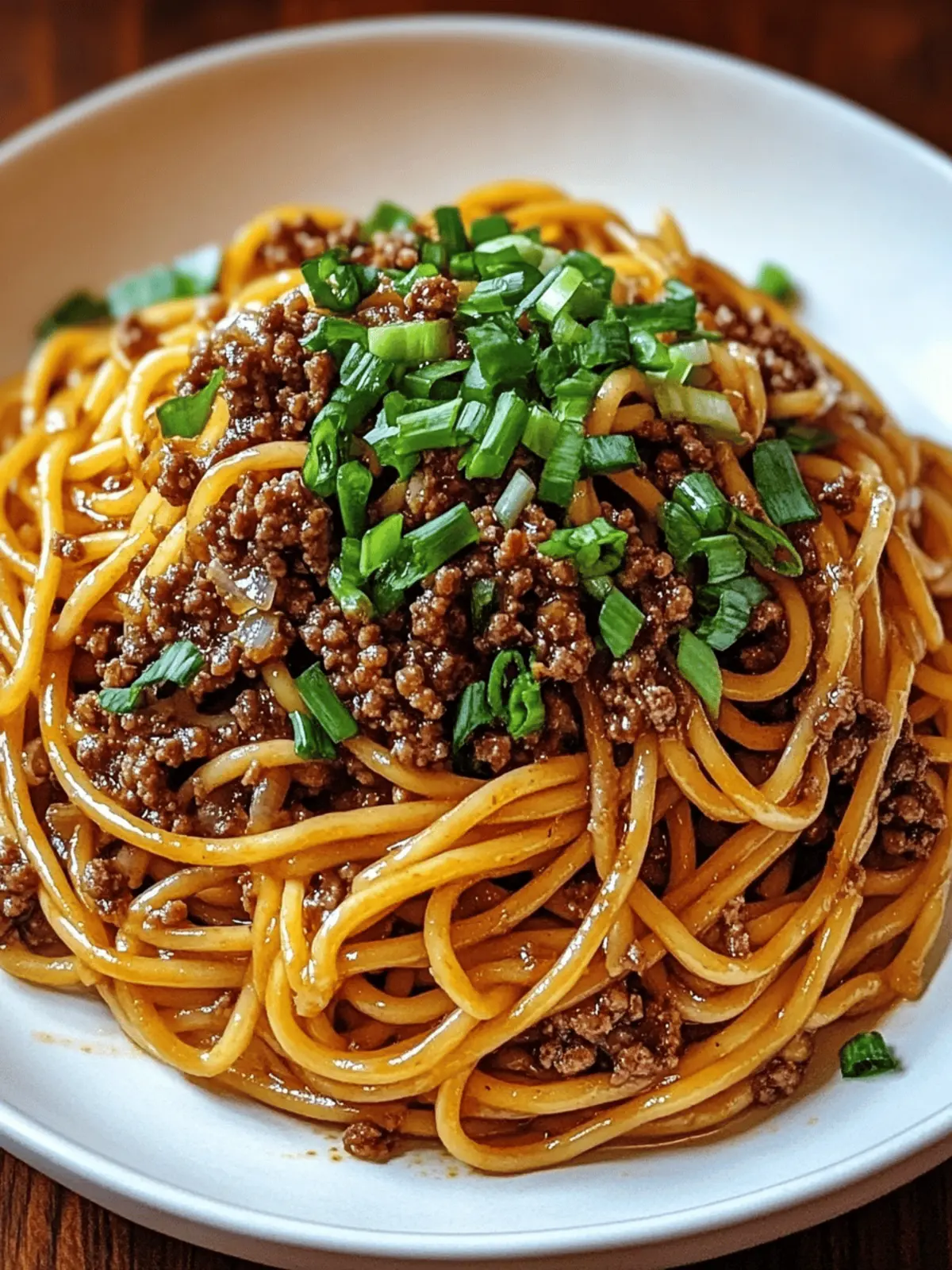 Mongolian Ground Beef Noodles: A Quick Comfort Meal for All 3 Mongolian Ground Beef Noodles