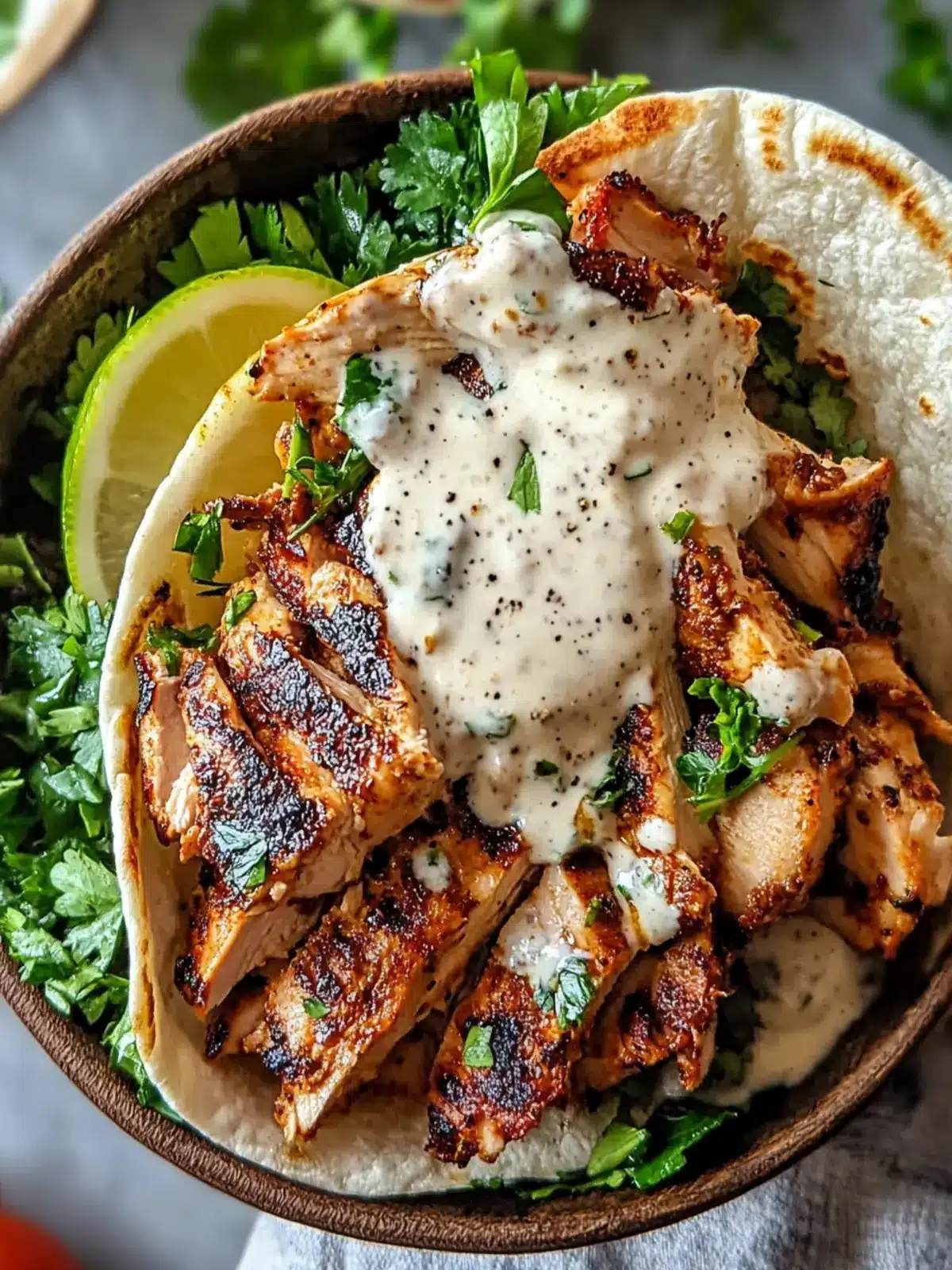 Chicken Shawarma with Garlic Sauce Recipe (Easy & Delicious)