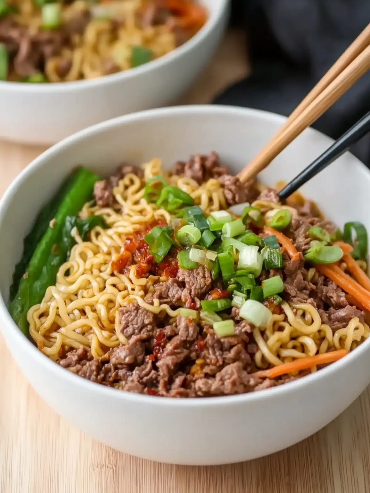 One-pan Beef Ramen Noodles