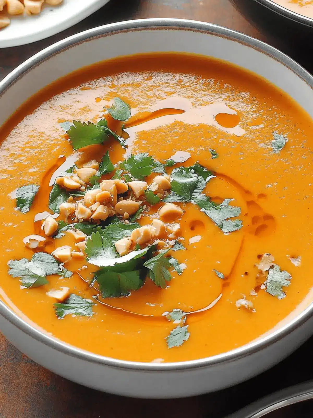 Slow-Cooker Thai Butternut Squash Peanut Soup