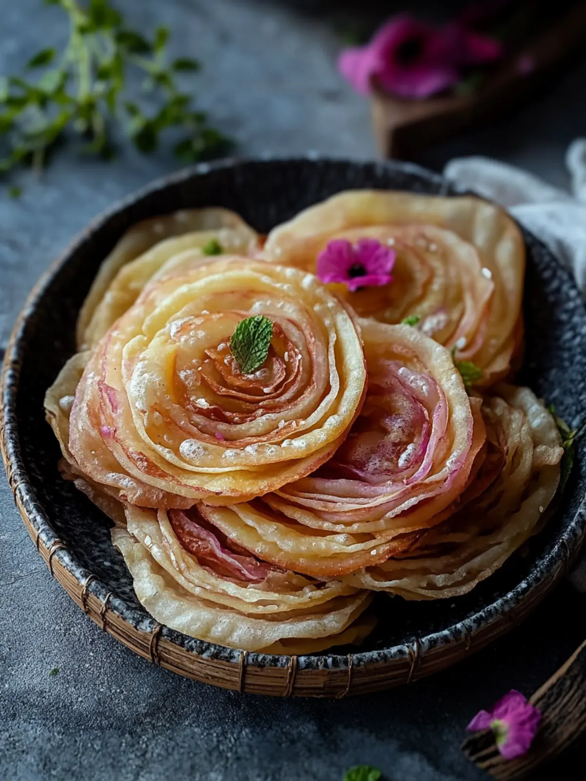 Flaky Banana Puri