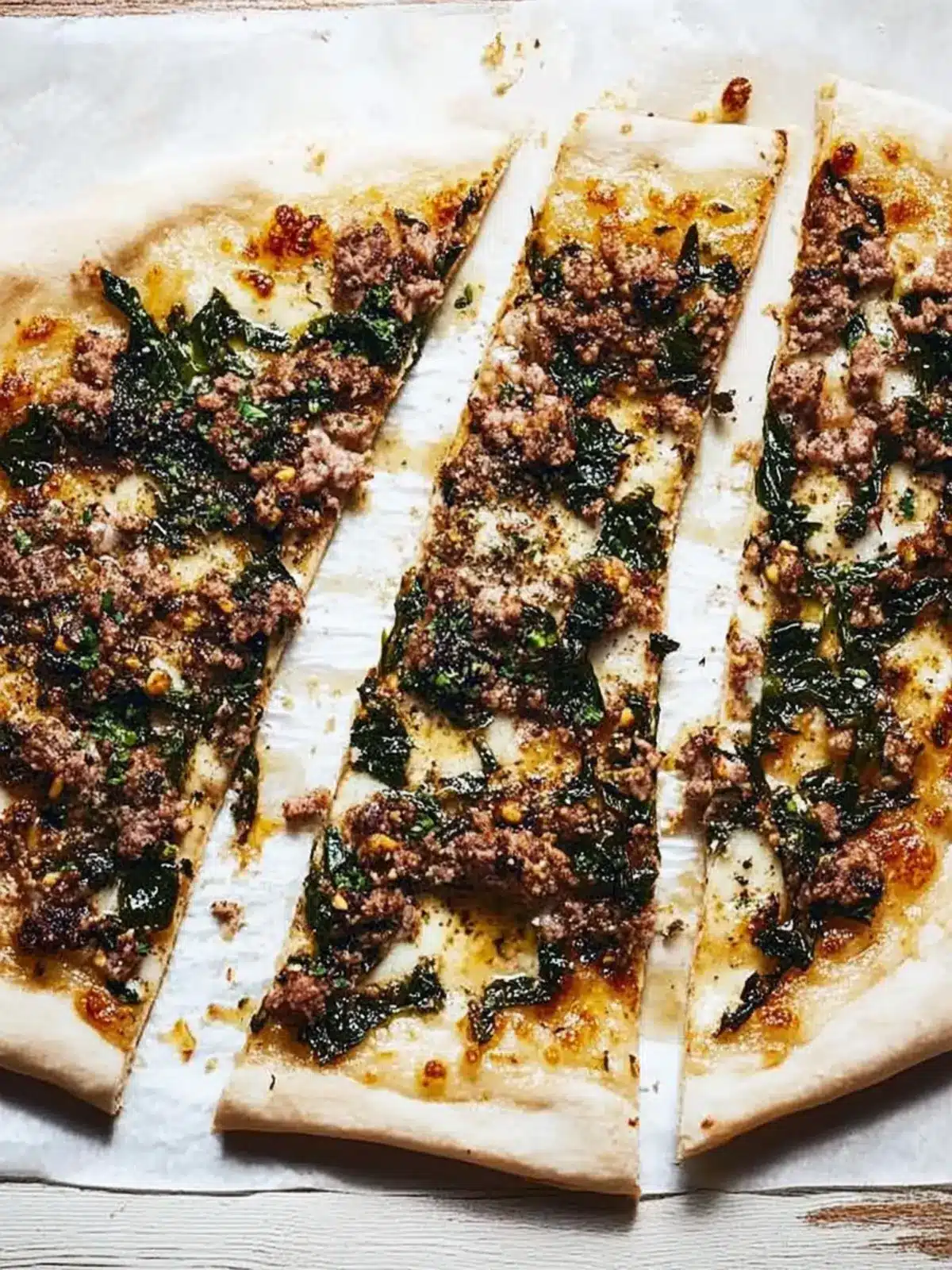 Meat and Collards Pizza: A Hearty Twist on Comfort Food 3 Meat and Collards Pizza
