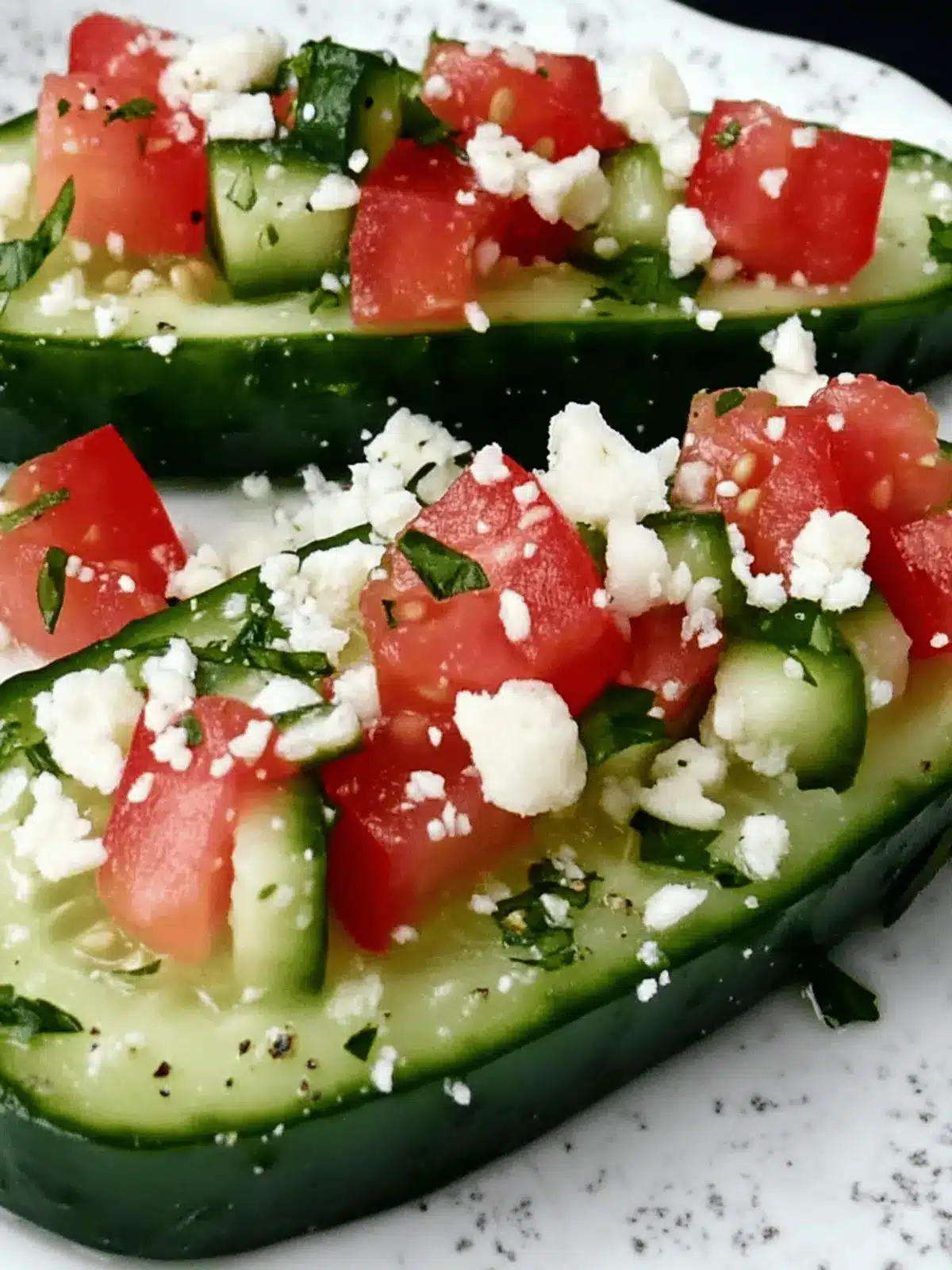 Cucumber Boats: Fresh, Fun, and Flavor-Packed Summer Snack 2 Cucumber Boats