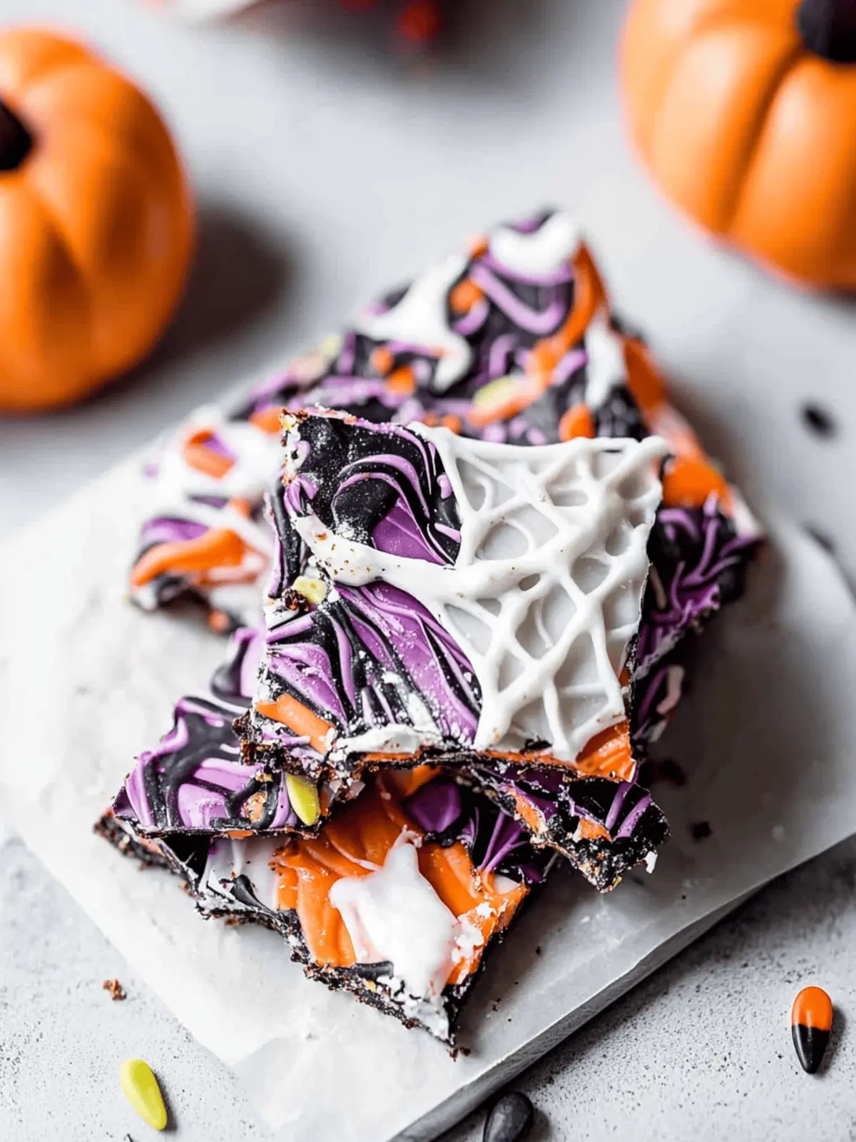 Delicious Halloween Bark: Easy No-Bake Fun for Everyone 3 Halloween Bark