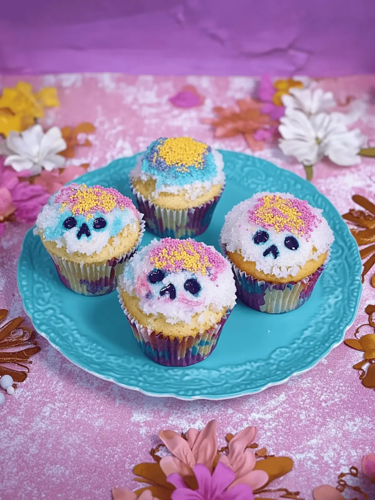 Pan de Muerto Cupcakes