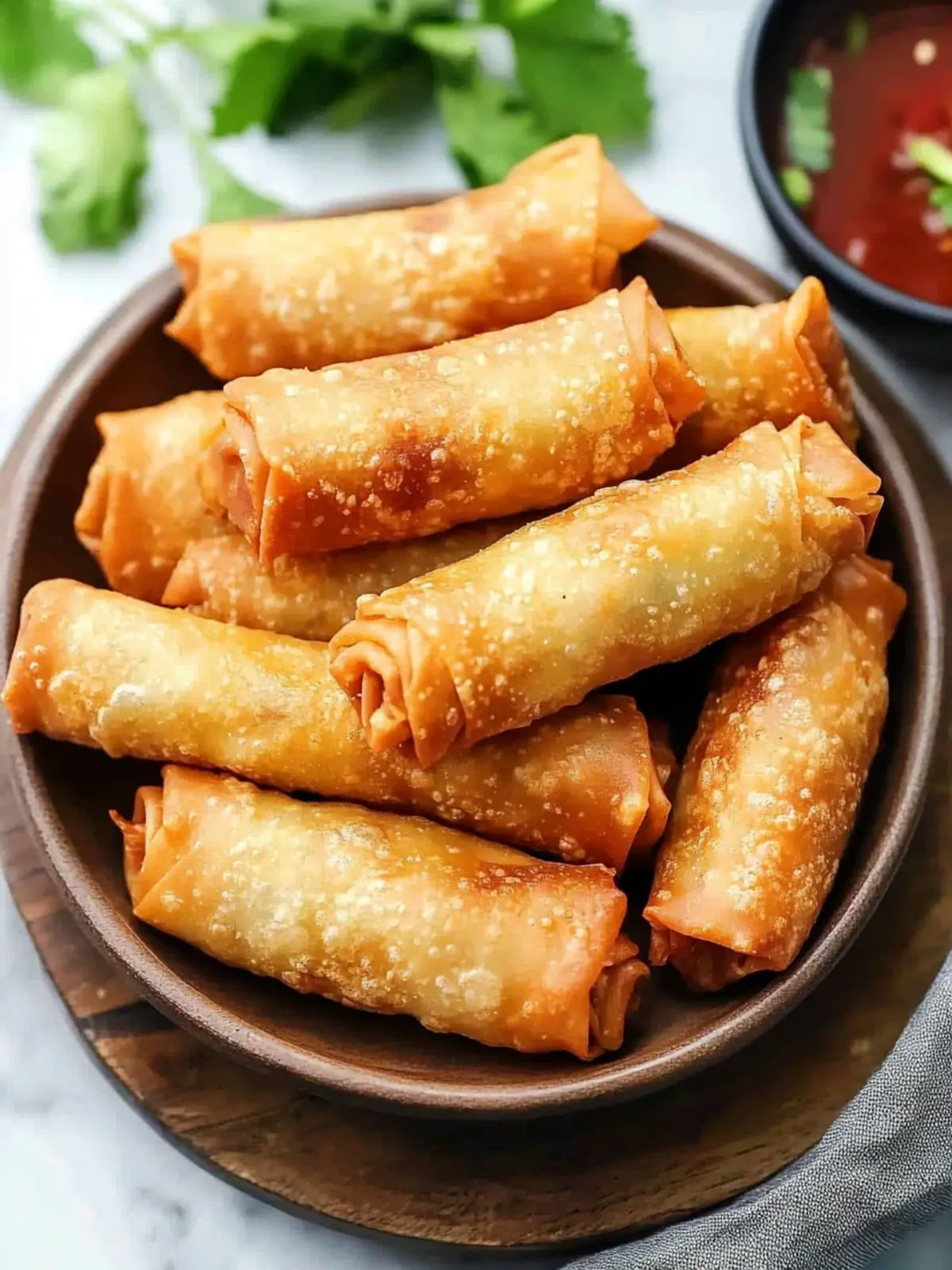 Crispy Golden Spring Rolls