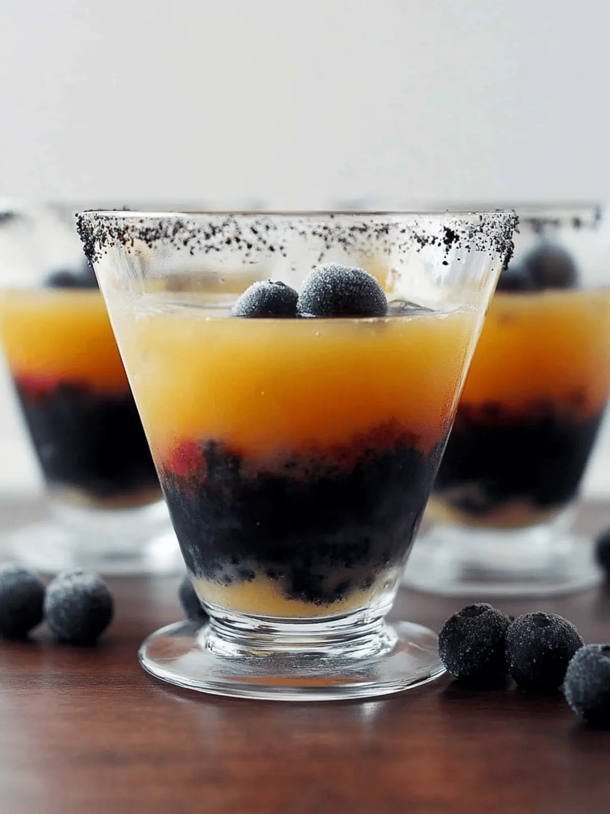 Black + Orange Rum Punch