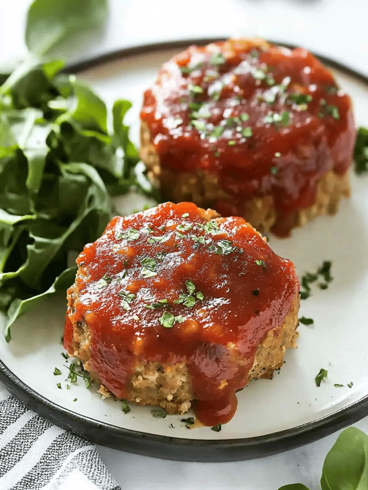 Healthy Mini Turkey Meatloaf in 30 Minutes or Less 2 Mini Meatloaf With Ground Turkey