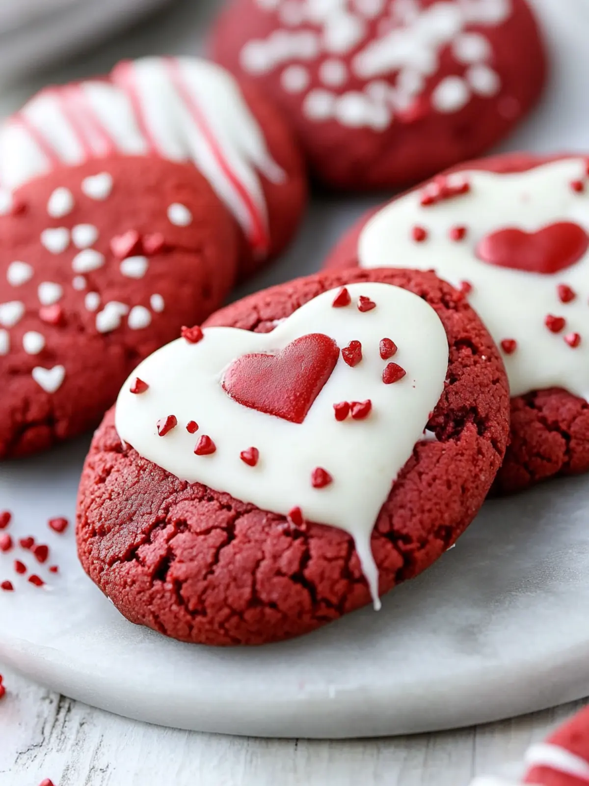 Valentines Day Red Velvet Cookies Recipe