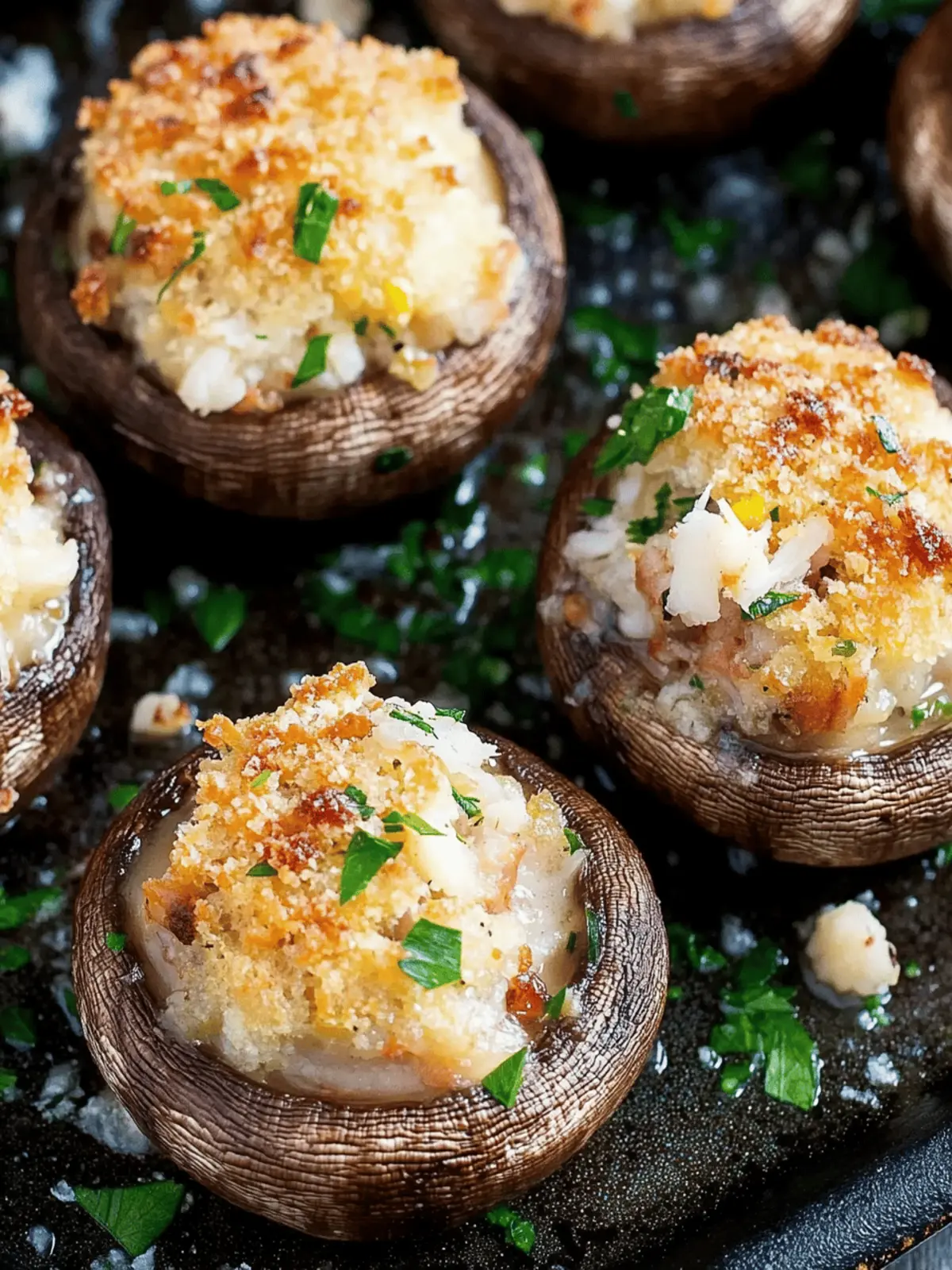 Crab Stuffed Mushrooms