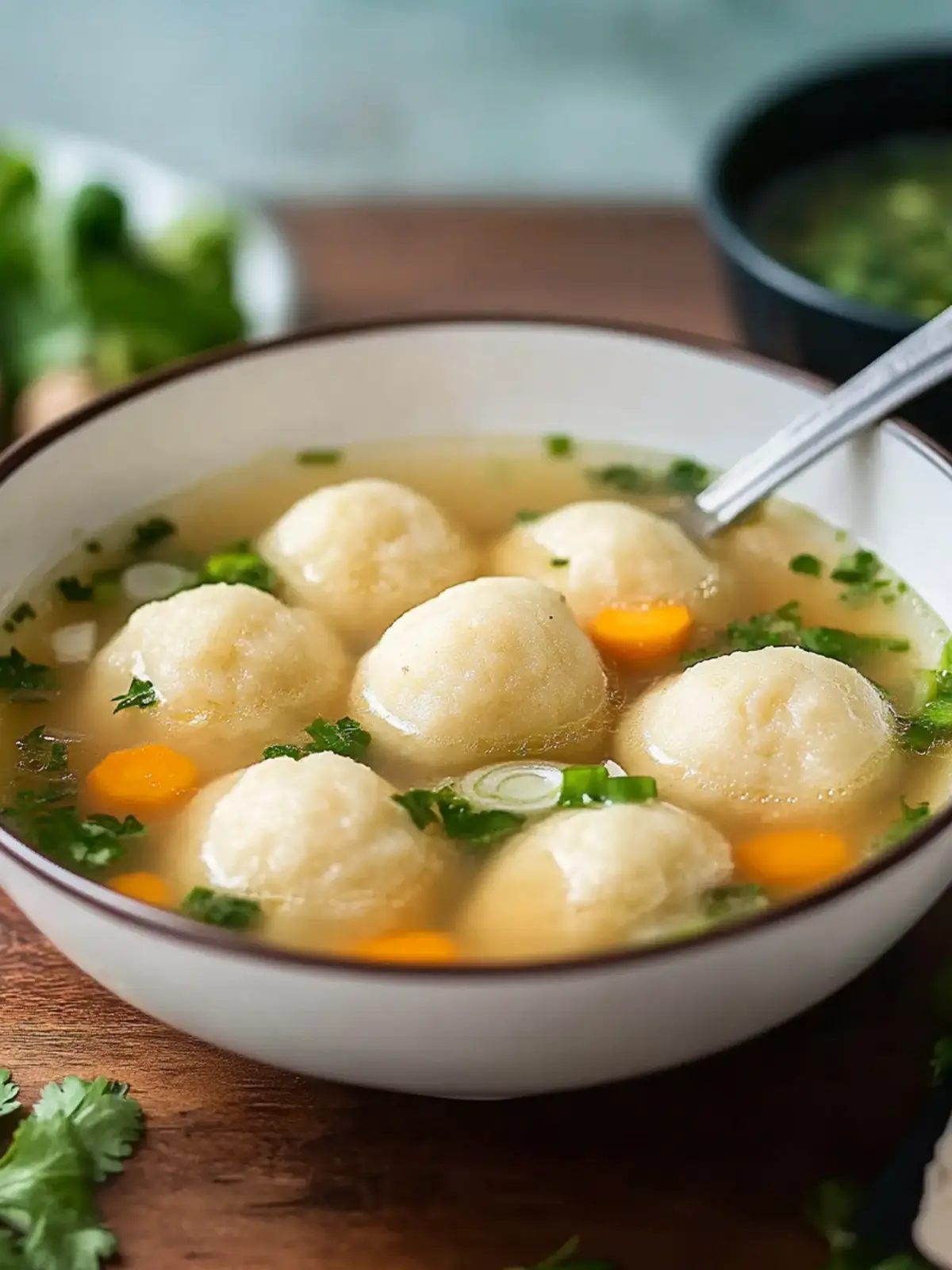 Masa Ball Soup (Corn Dumplings in Chicken Soup)