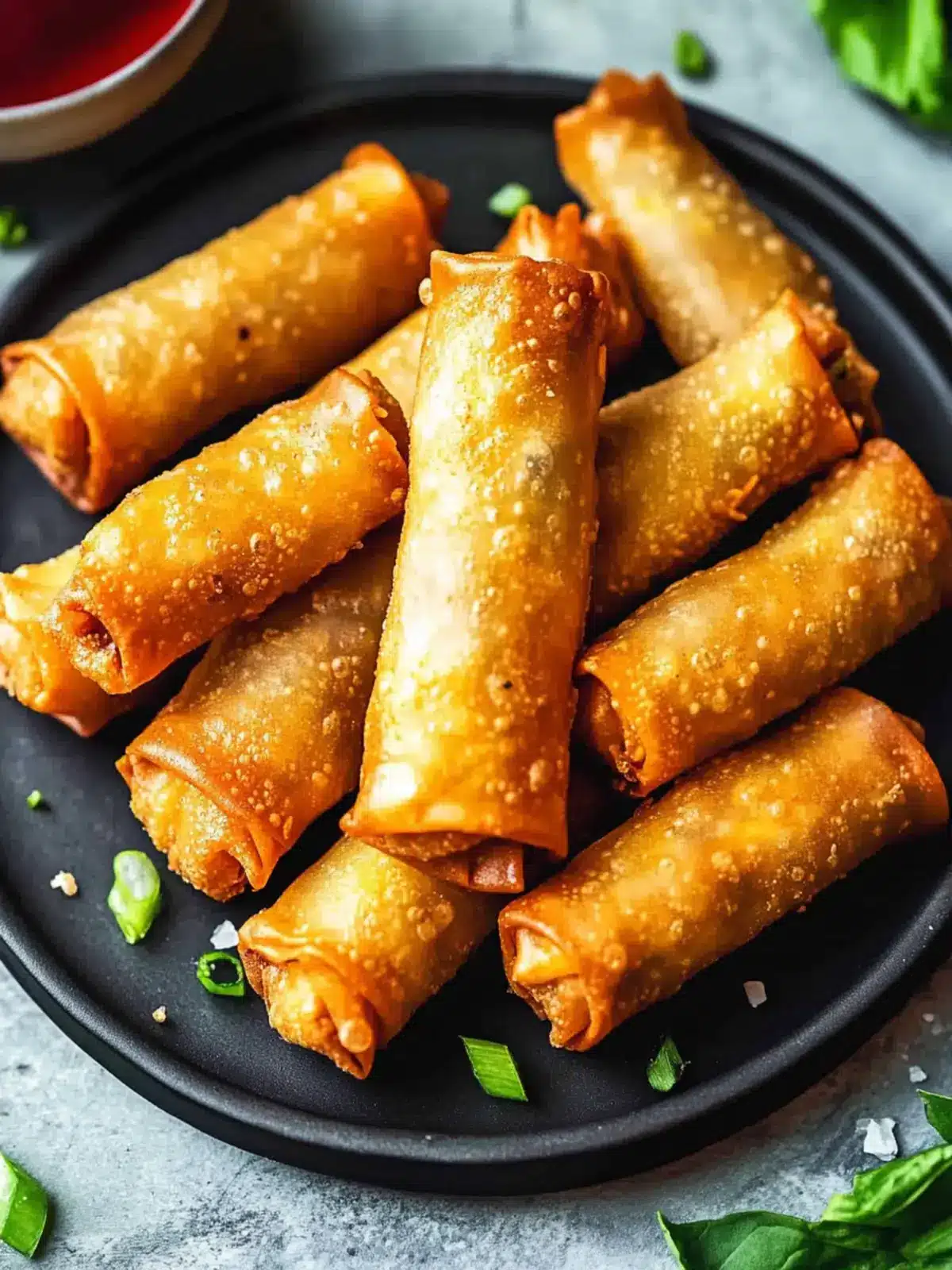 Crispy Golden Spring Rolls