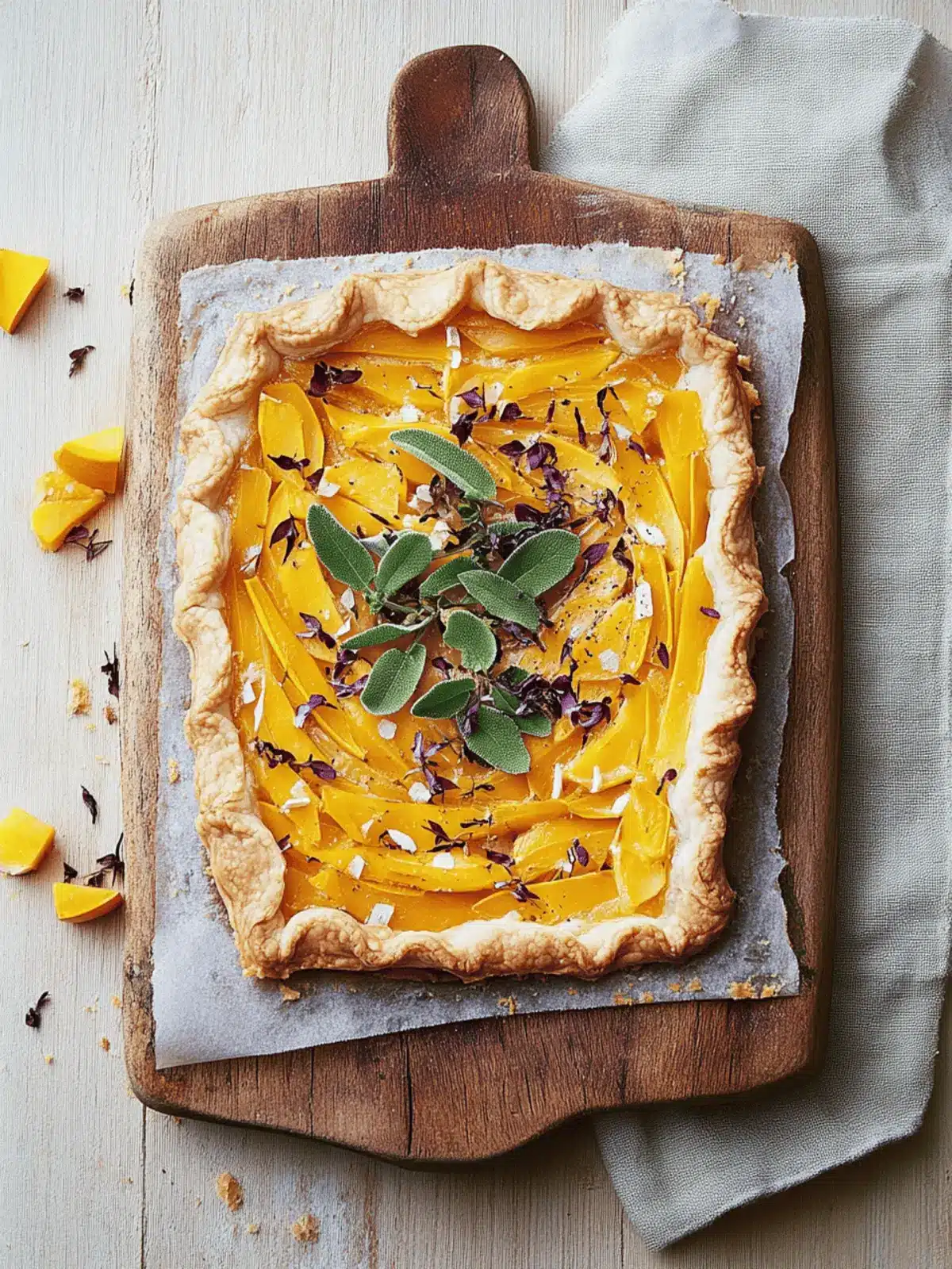 Butternut Squash-Sage Tart