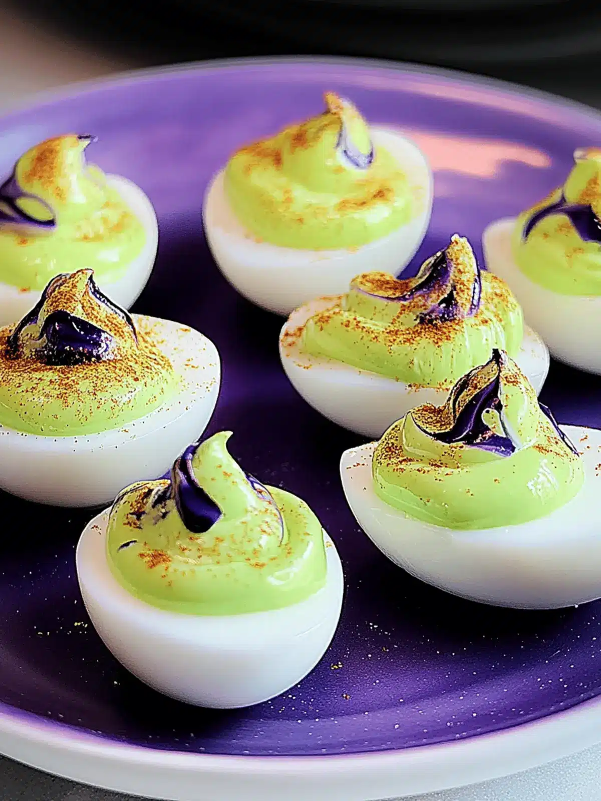 Halloween Deviled Eggs