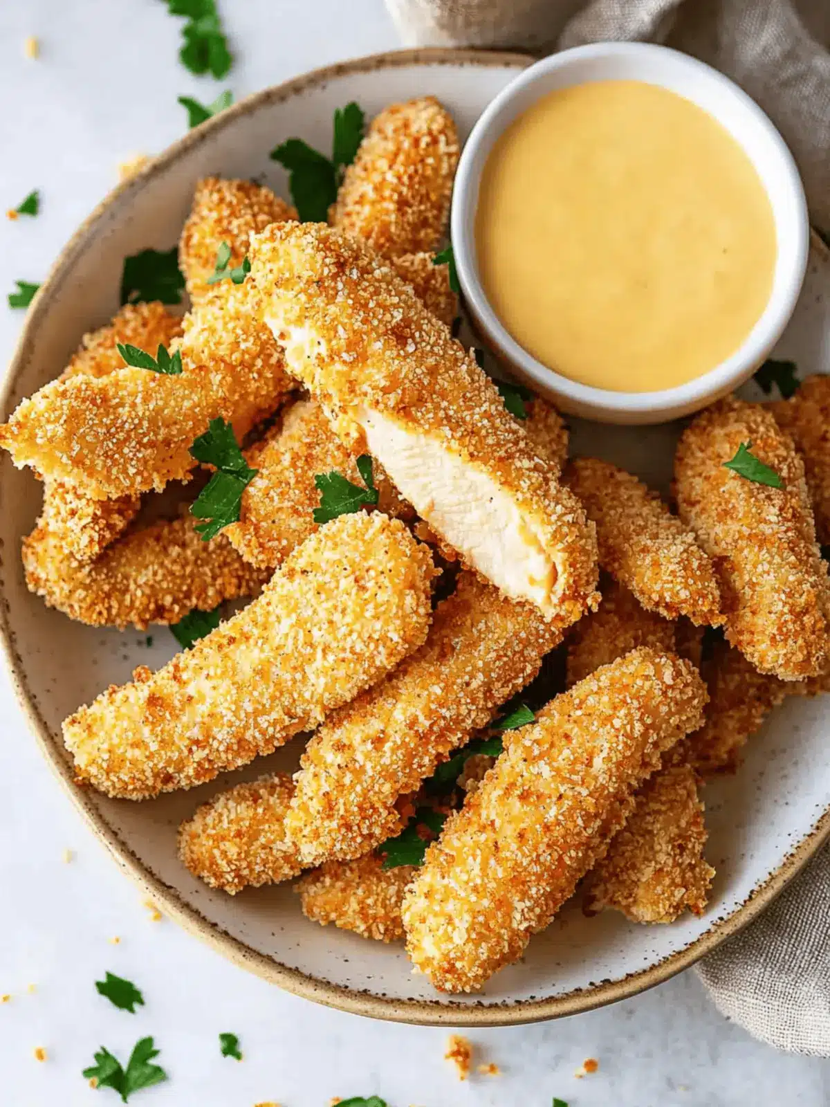 Crispy Baked Chicken Tenders Your New Family Favorite Dinner 3 Crispy Baked Chicken Tenders