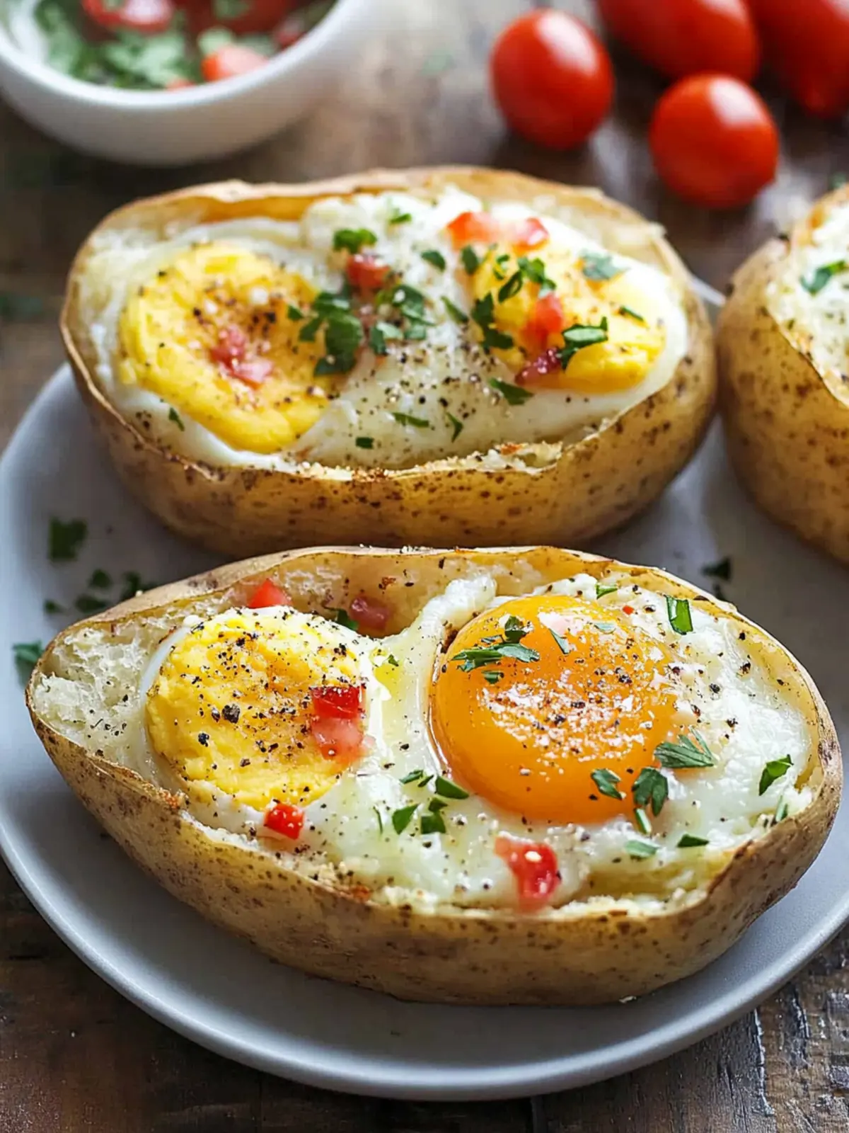 Delicious Egg Potato Boats for a Cozy Family Meal 2 Egg Potato Boats