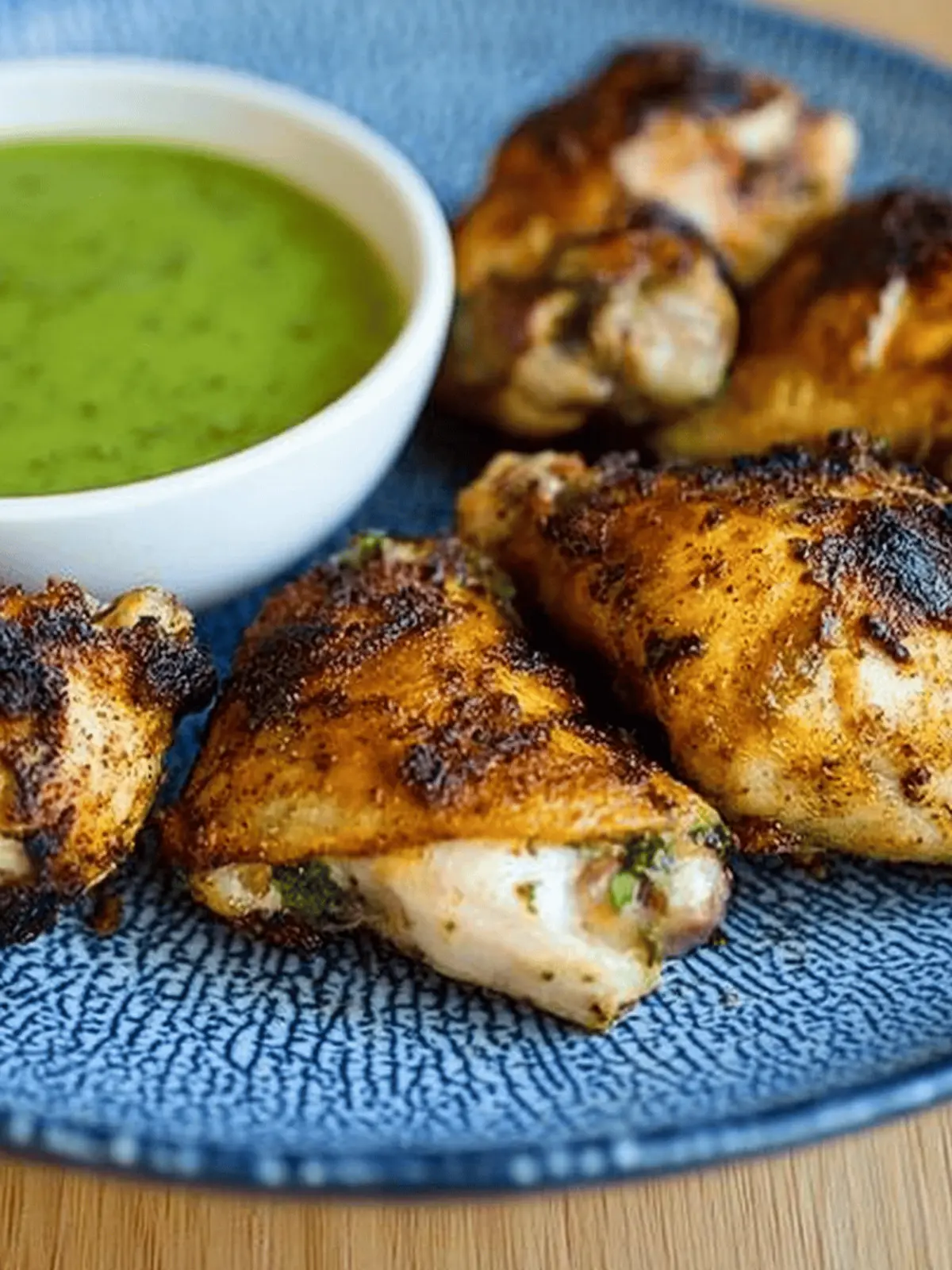 Savor the Flavor: Peruvian Chicken with Green Sauce Delight 2 Peruvian Chicken with Green Sauce
