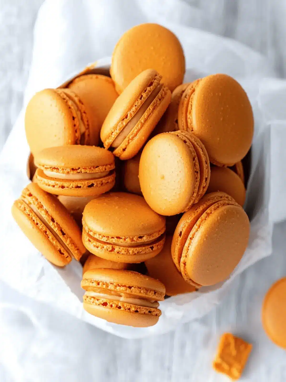 Delicious Pumpkin Pie Macarons: Your Cozy Fall Treat! 3 Pumpkin Pie Macarons