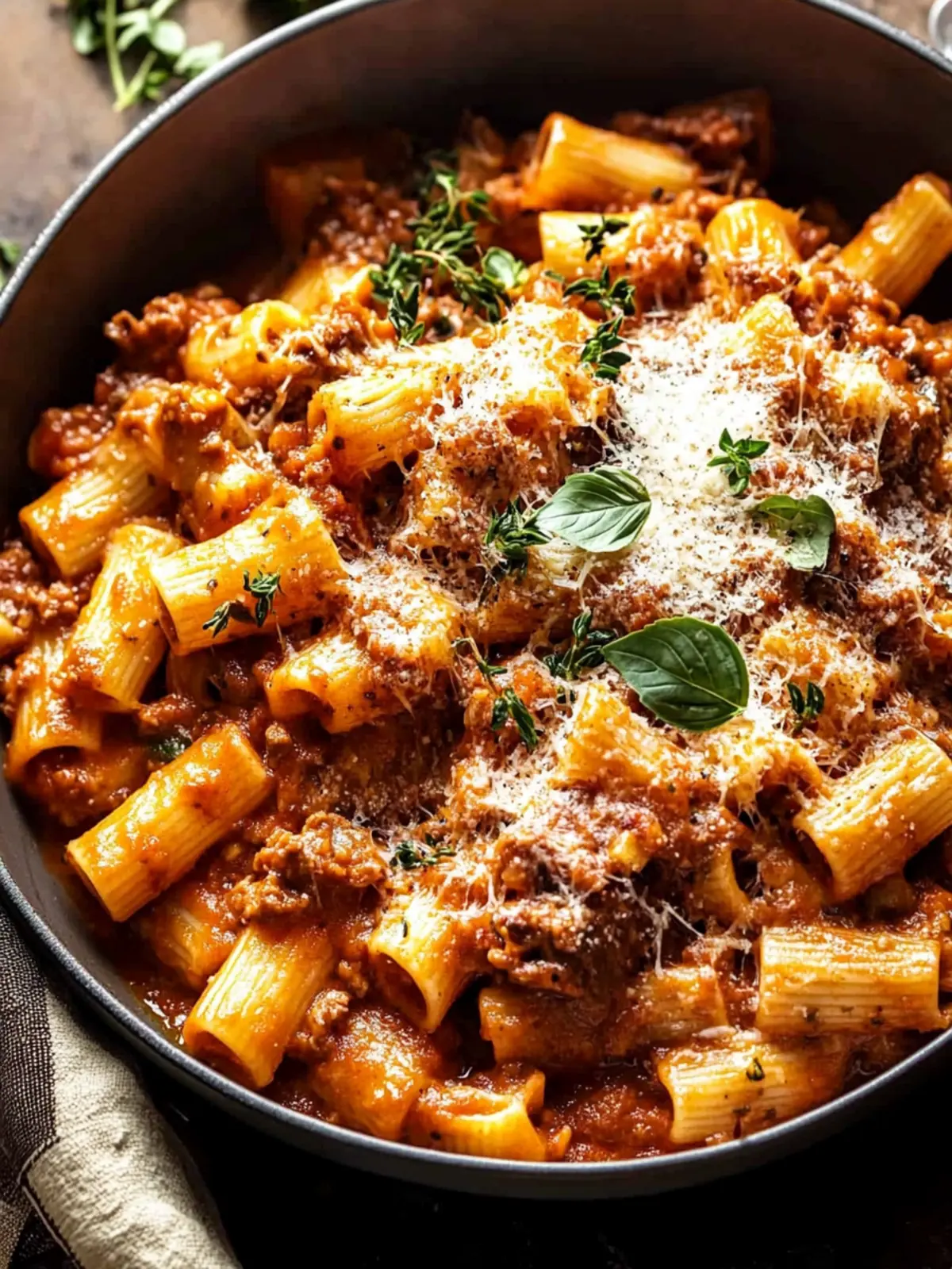 Pot Roast Sunday Sauce With Rigatoni
