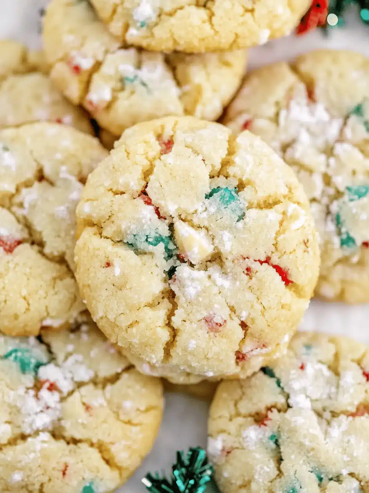 Christmas Gooey Butter Cookies for a Festive Sweet Treat 2 Christmas Gooey Butter Cookies