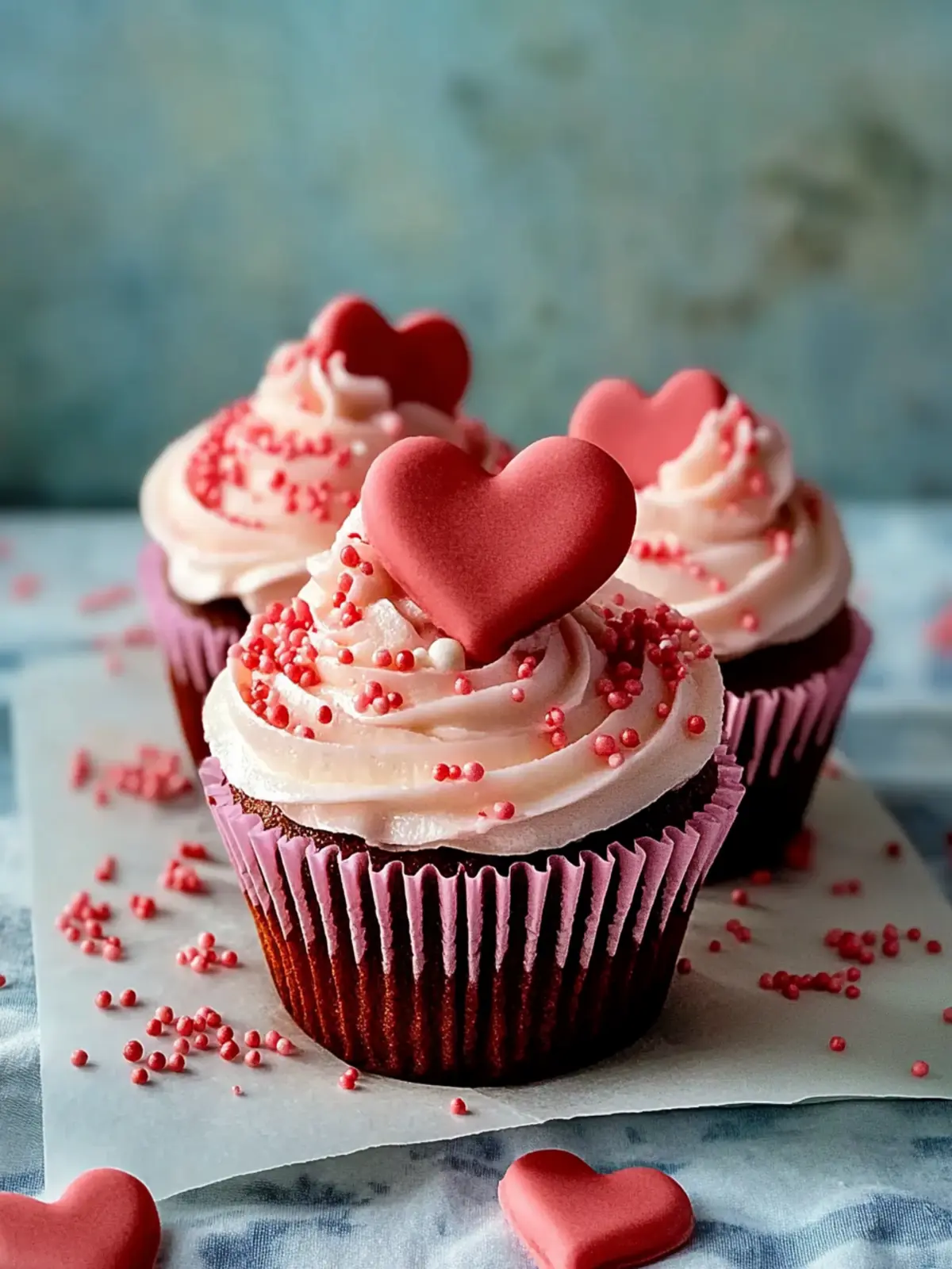 Valentine s Day Heart Shaped Cupcake